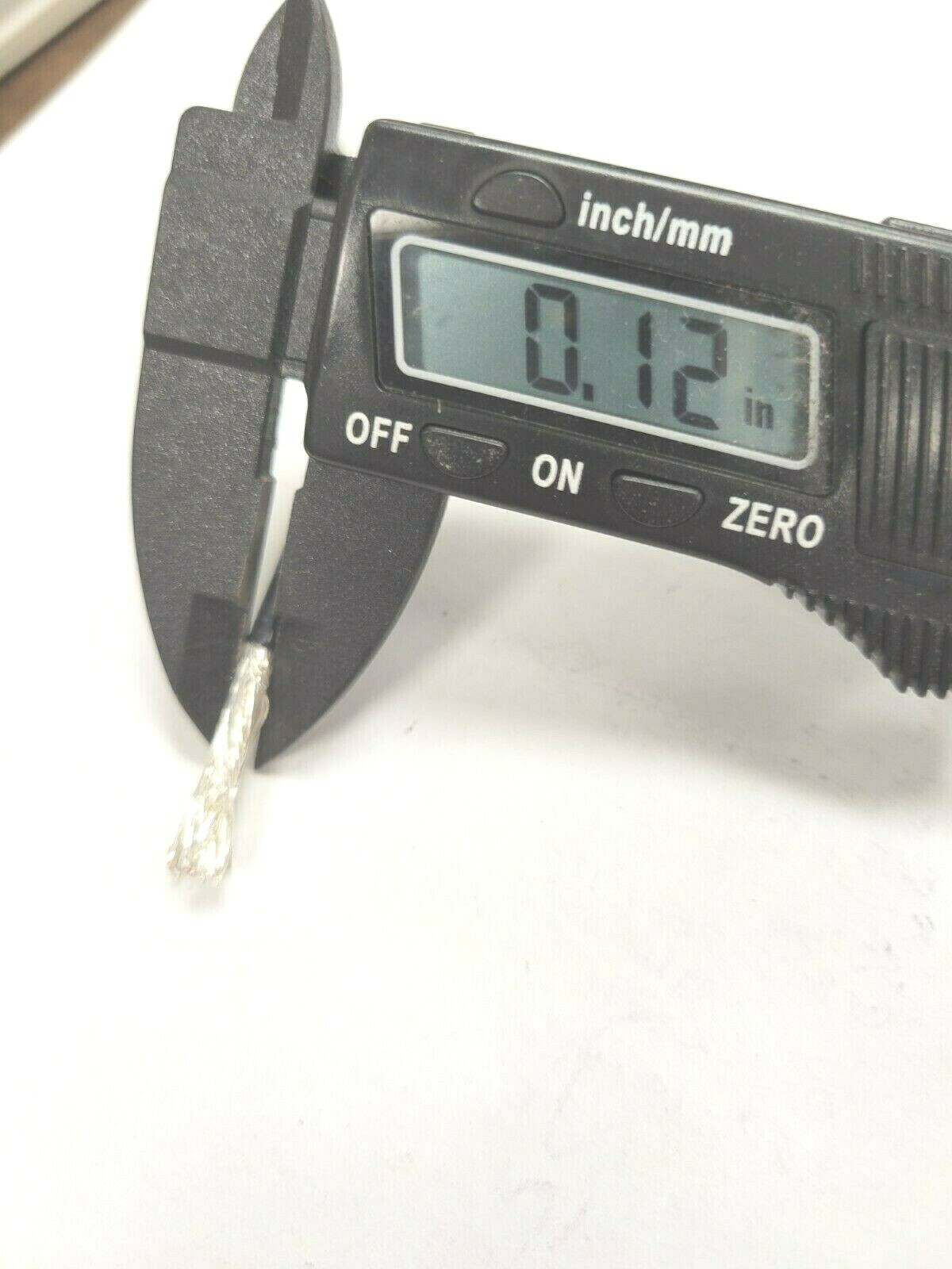 Teflon TFE Silver Plated Wire 10 AWG Black MIL-W16878 10 ga $ PER 10 FT SECTION