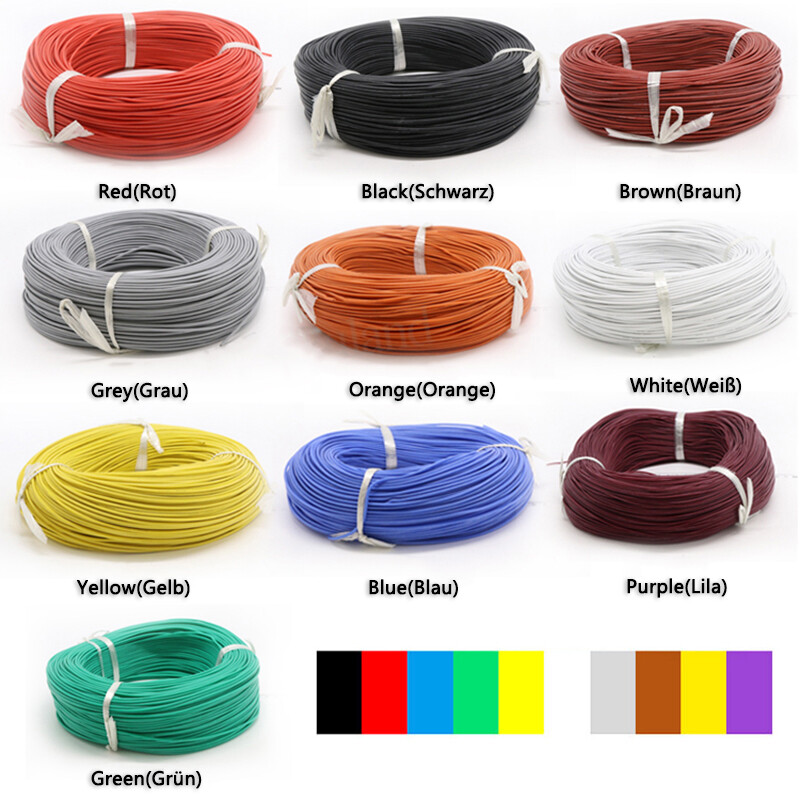 UL 2-30 AWG Silicone Wire Ultra Flexible Tinned Copper high temp 200 deg C 600V
