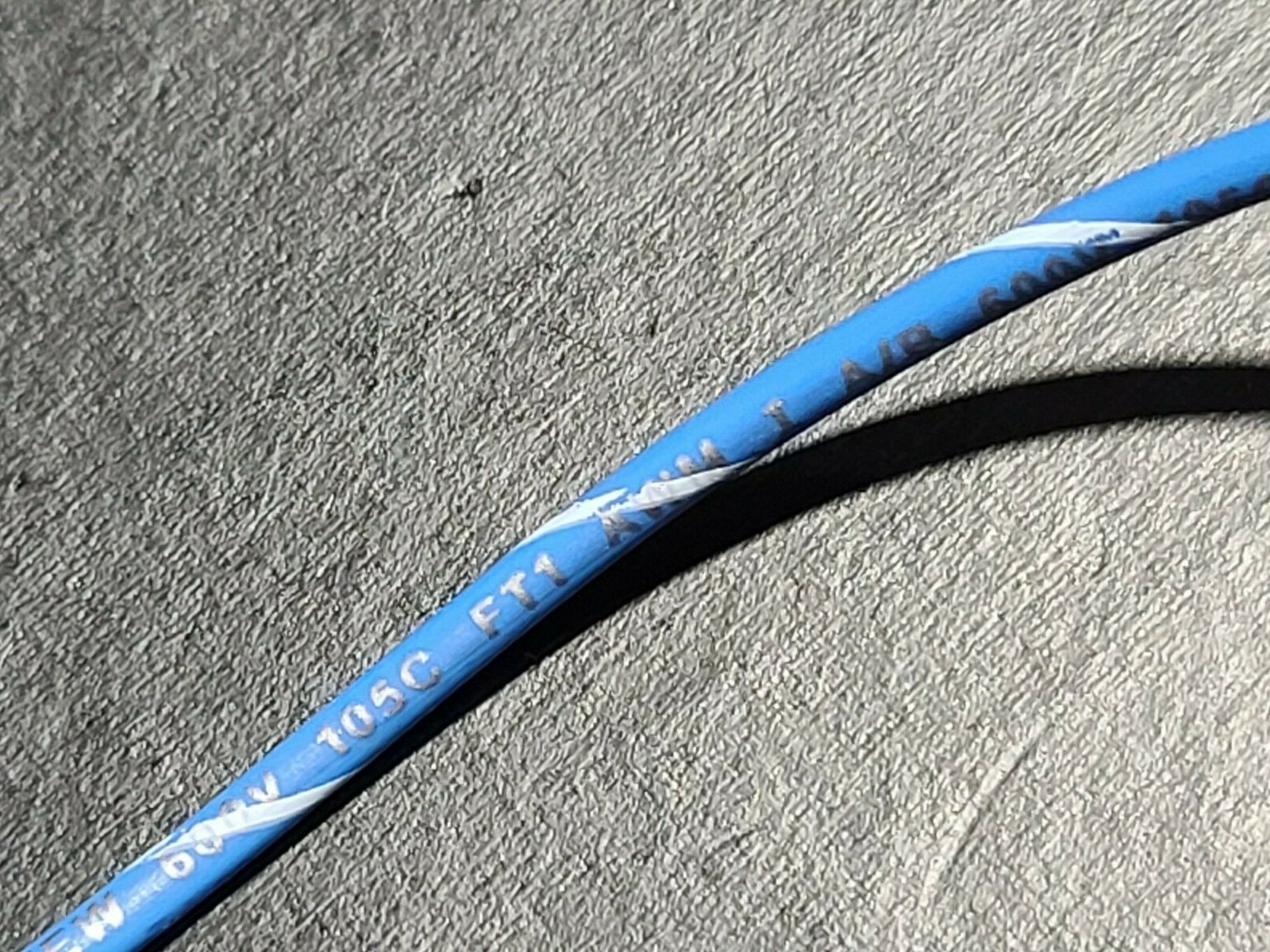 Advanced Digital Cable #16awg TnCu BC-5W2 HookUp Wire 1015/1230 Blue/White/100ft