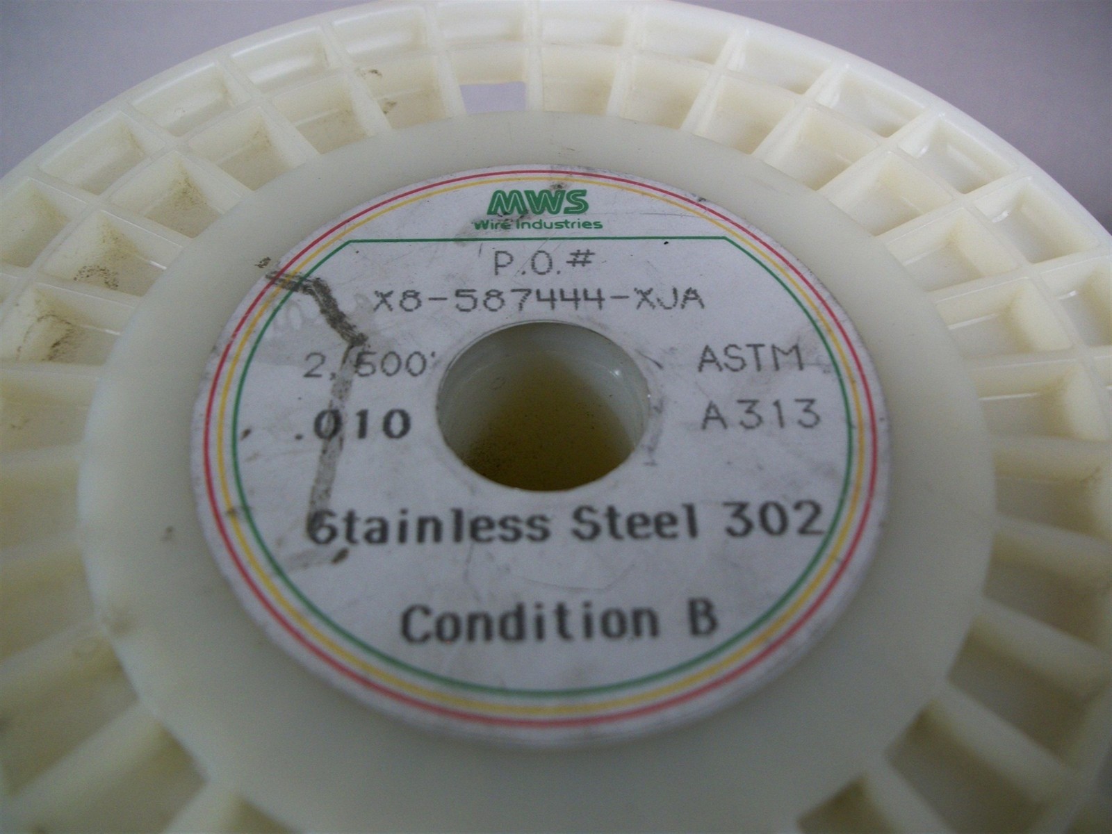 MWS 1000+ ft Stainless Steel 302 .10 Wire 1000+ft ASTM A313 Condition B – NEW