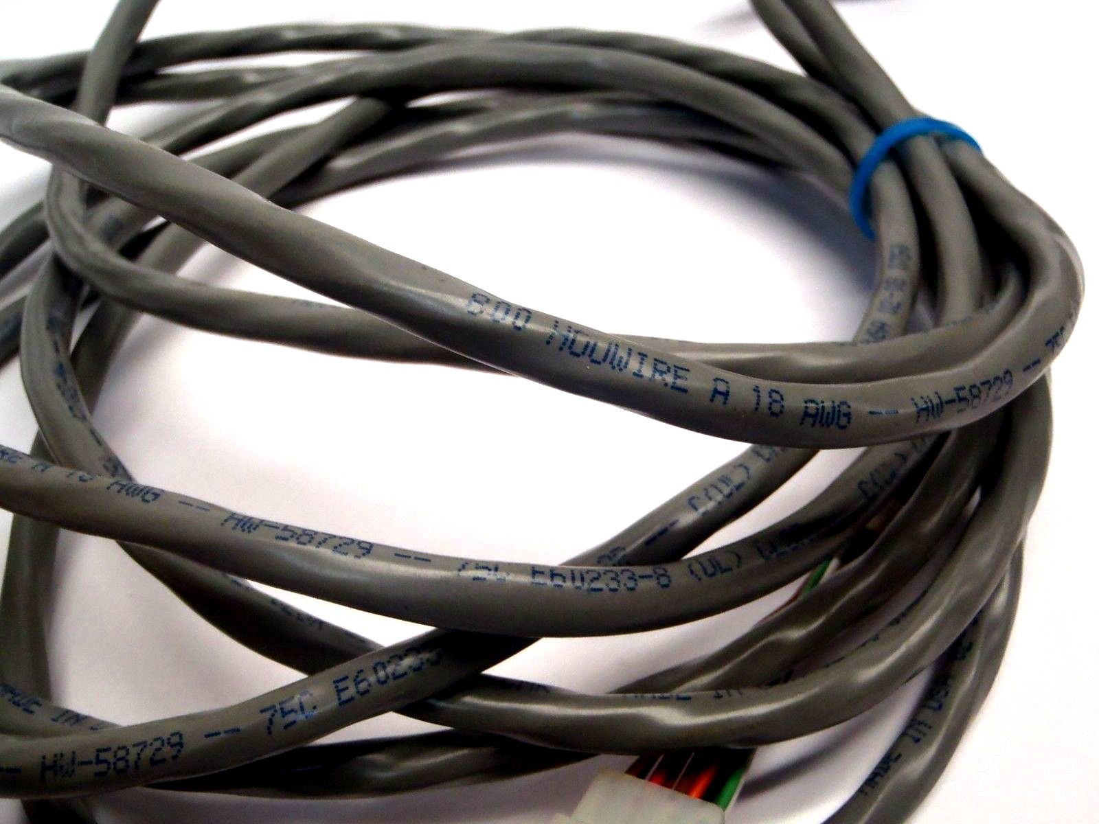 Unbranded 12 Pin Circular to 12-Pin Sqaure Connector 10′ Gray 18AWG Cordset
