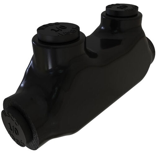 Ilsco PBT-1/0, 600 V, 14 to 1/0 AWG, Aluminum, Splice Reducer Connector, 1pc