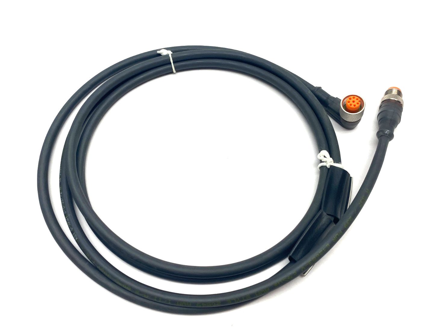 Lumberg RST 8-RKWT 8-6-337/2M Double Ended Right Angle Cordset 8-Pin M to F
