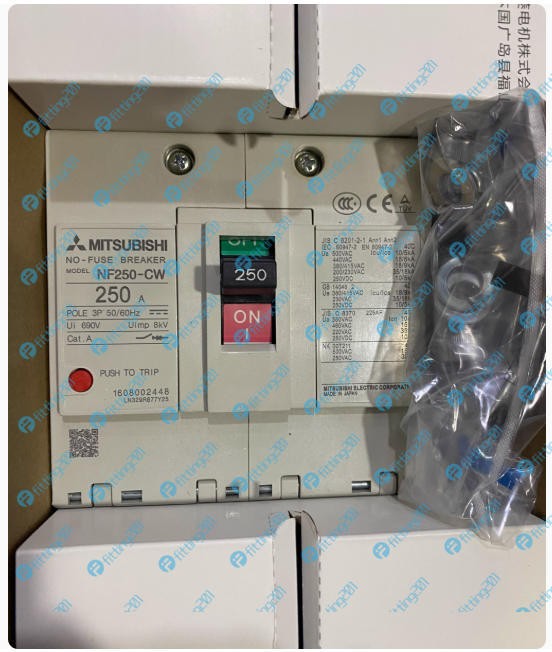 New 1PCS Mitsubishi Circuit Breaker NF250-CW 3P 250A Air Switch