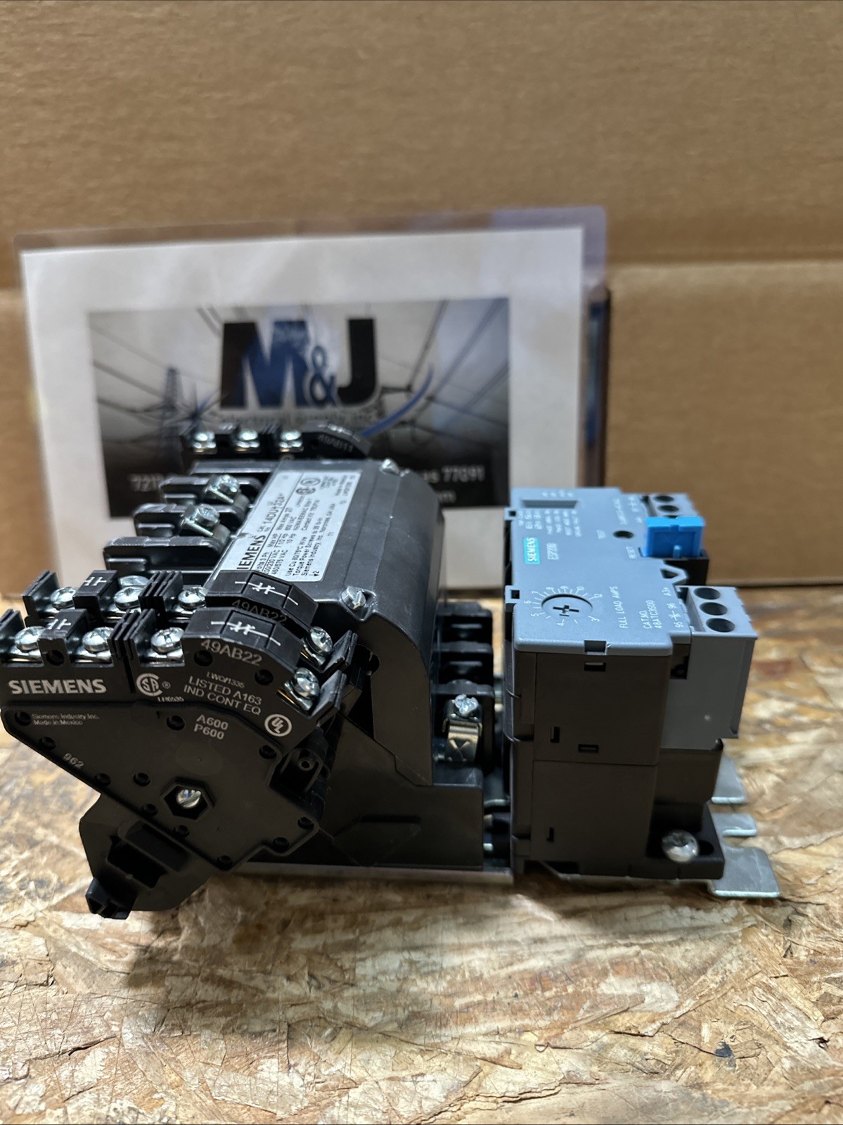 SIEMENS STARTER (USED) CAT: 14DUt32A, 600VAC 27AMP MAX