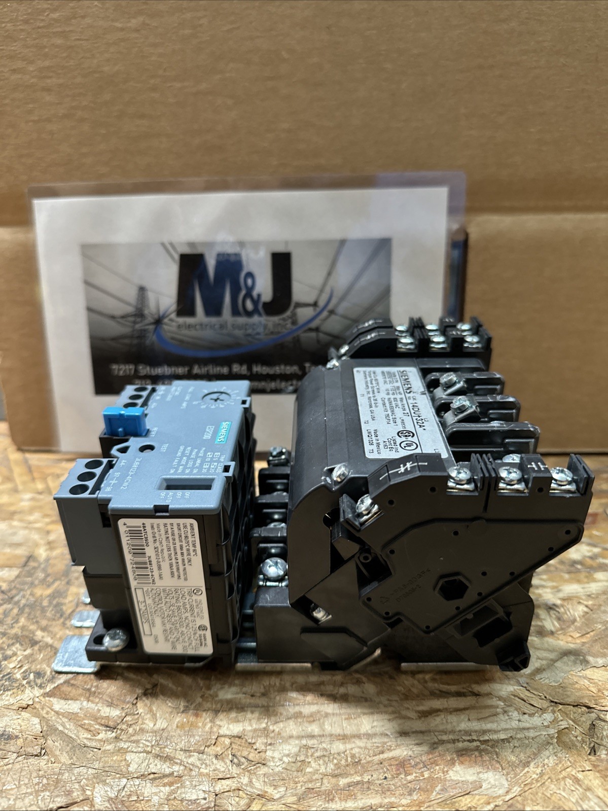 SIEMENS STARTER (USED) CAT: 14DUt32A, 600VAC 27AMP MAX