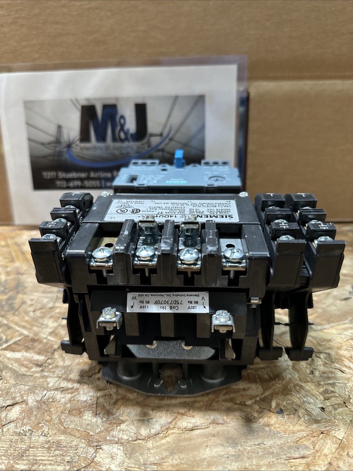 SIEMENS STARTER (USED) CAT: 14DUt32A, 600VAC 27AMP MAX