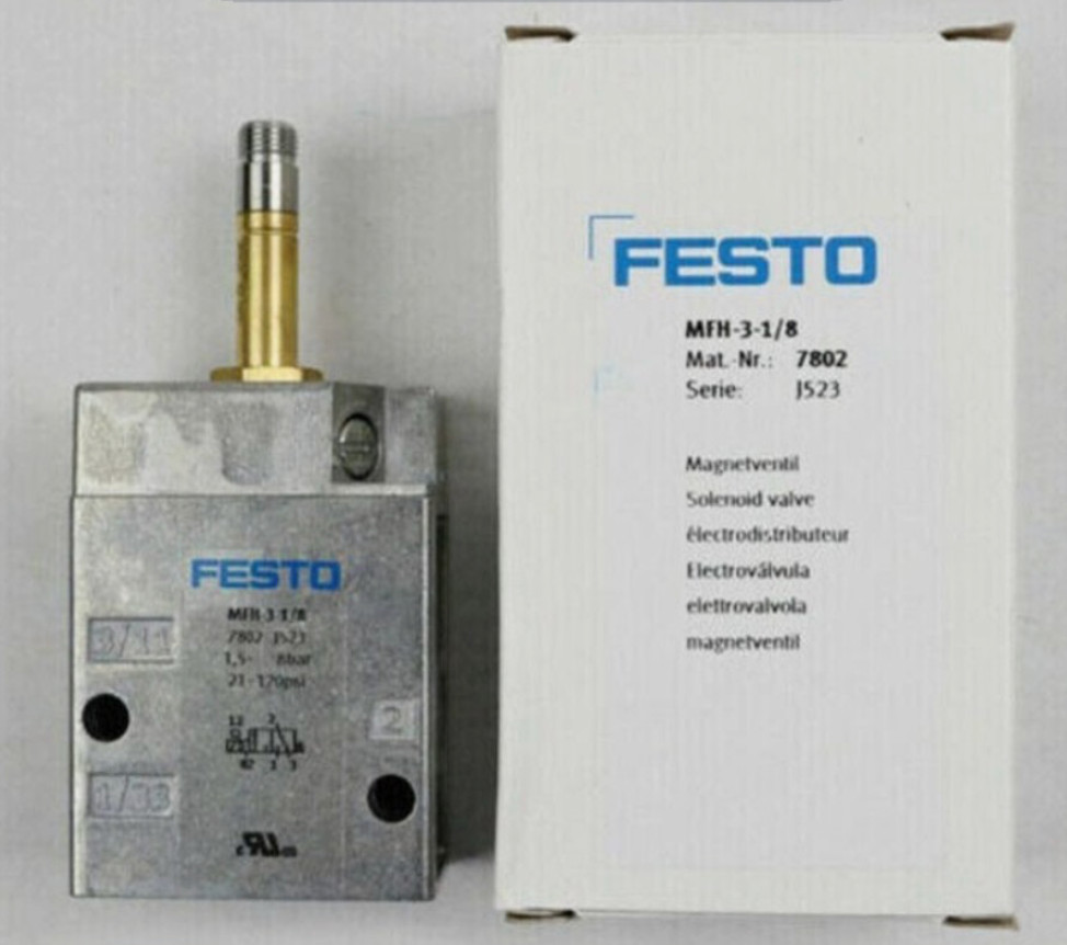 qty1 for MFH-3-1/8 7802 Festo Solenoid Valve Free ship .yay