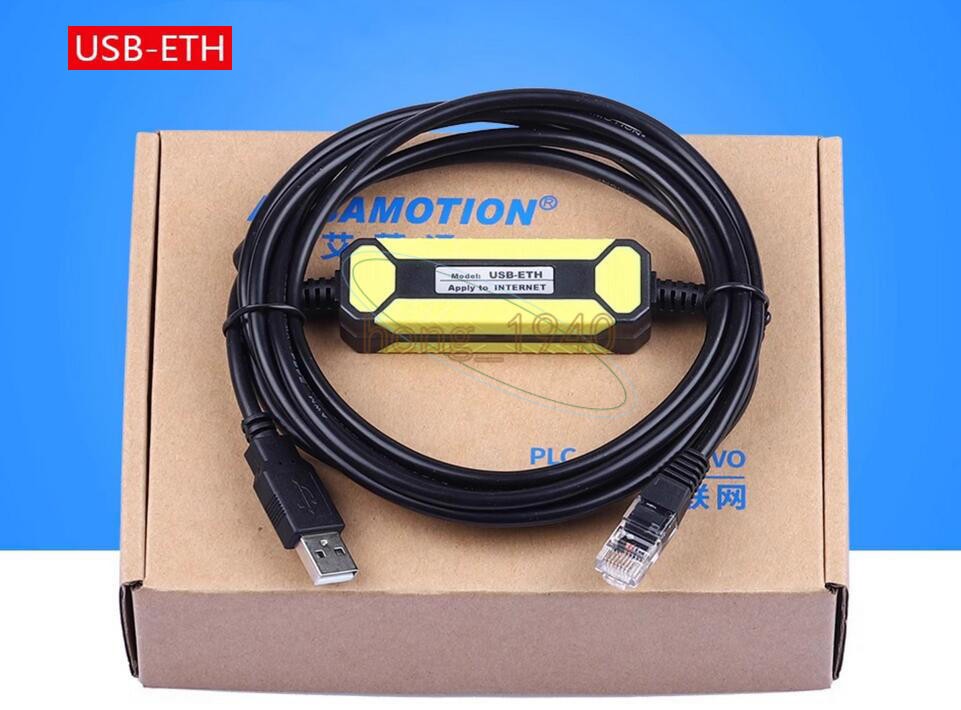 1PCS NEW For Siemens S7-200smart 1200 1500 Mitsubishi FX5U PLC cable USB-ETH