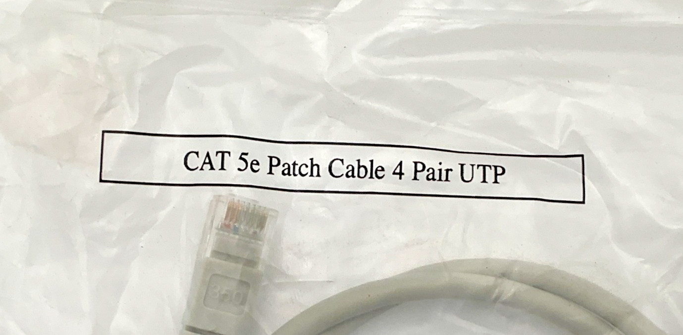 JDI PC5-GY-03 Patch Cable 3 Ft Universal MLD Gray UTP-CAT5E New (TSC)