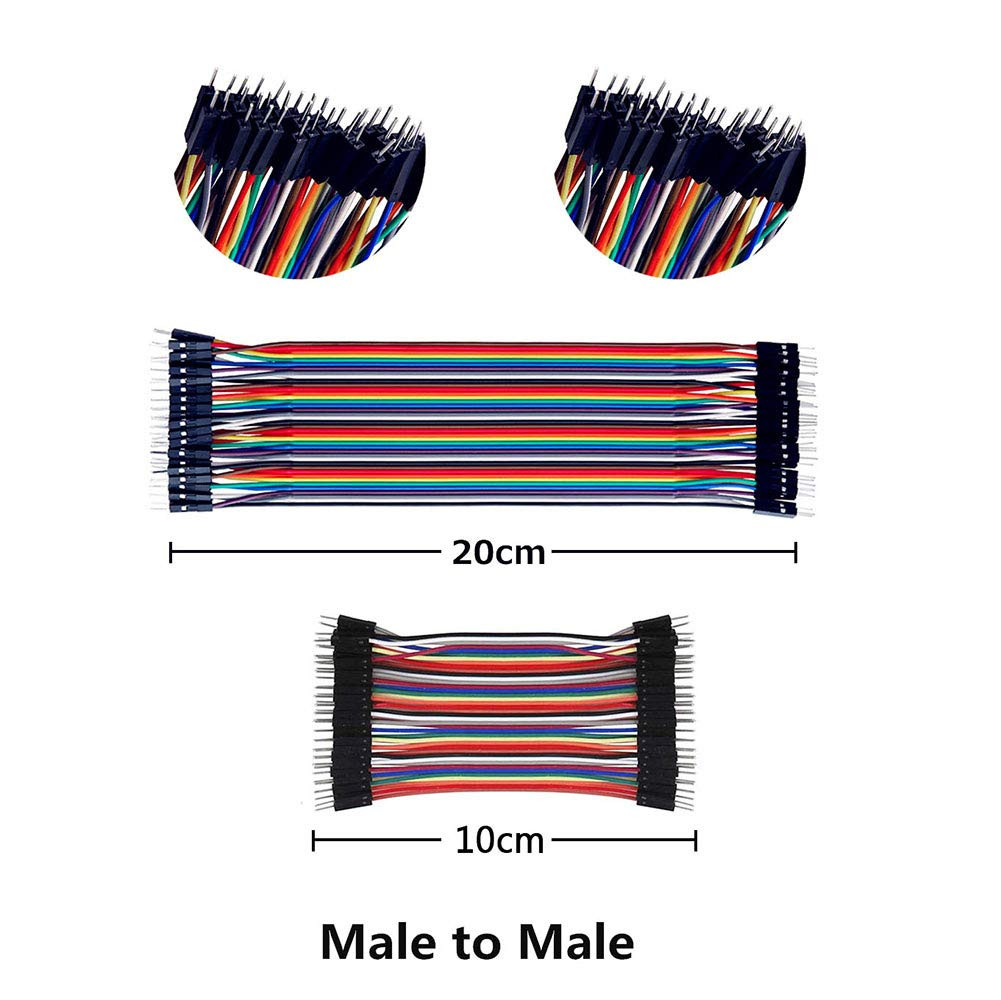 240PCS Breadboard Jumper Wires Kit Male/Female for Arduino DIY Projects