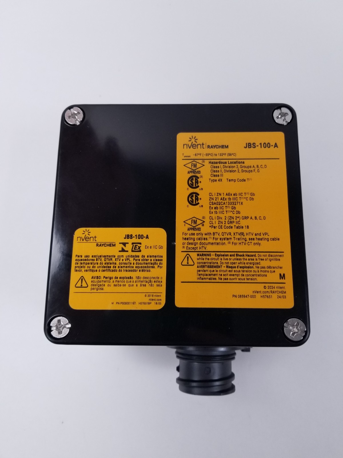 NVENT Raychem JBS-100-A Power Connection Kit NEW