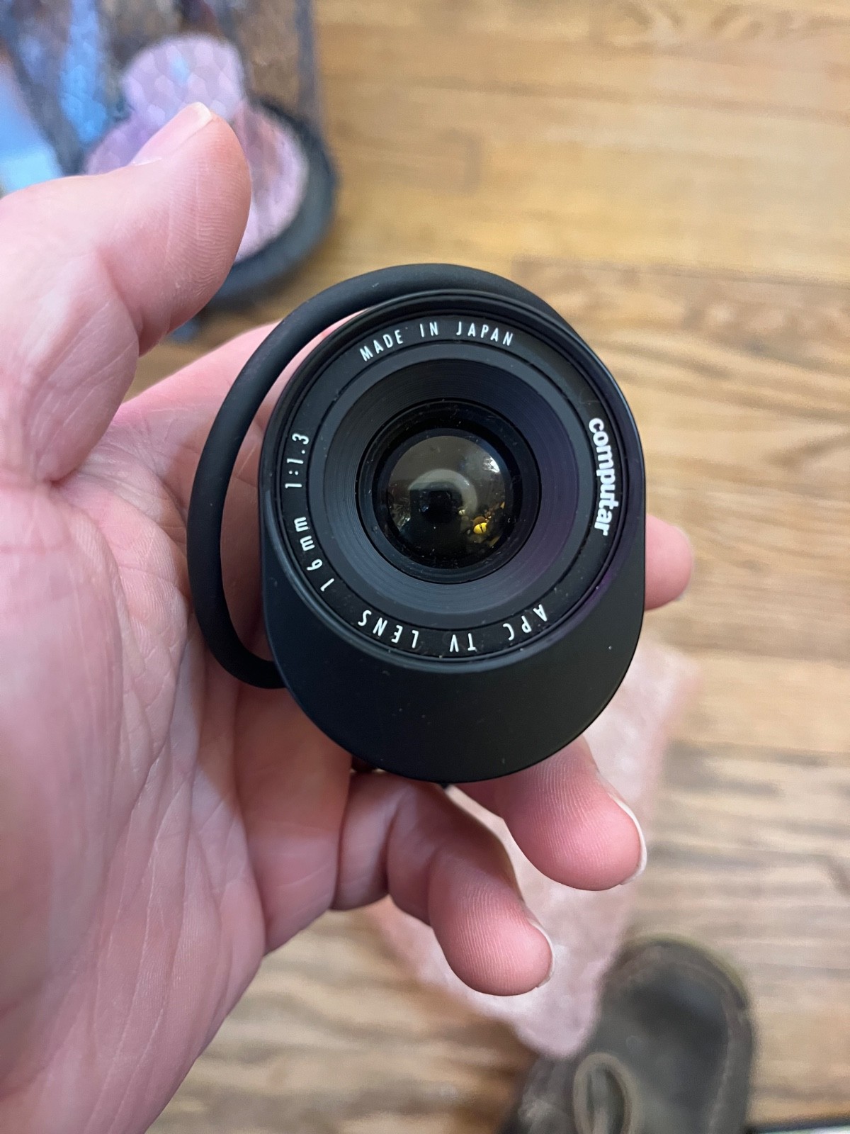 Computar MAG1613APC 16MM F1.3 TV lens plus 2 HG1214FCS-3-12 mm F1.4