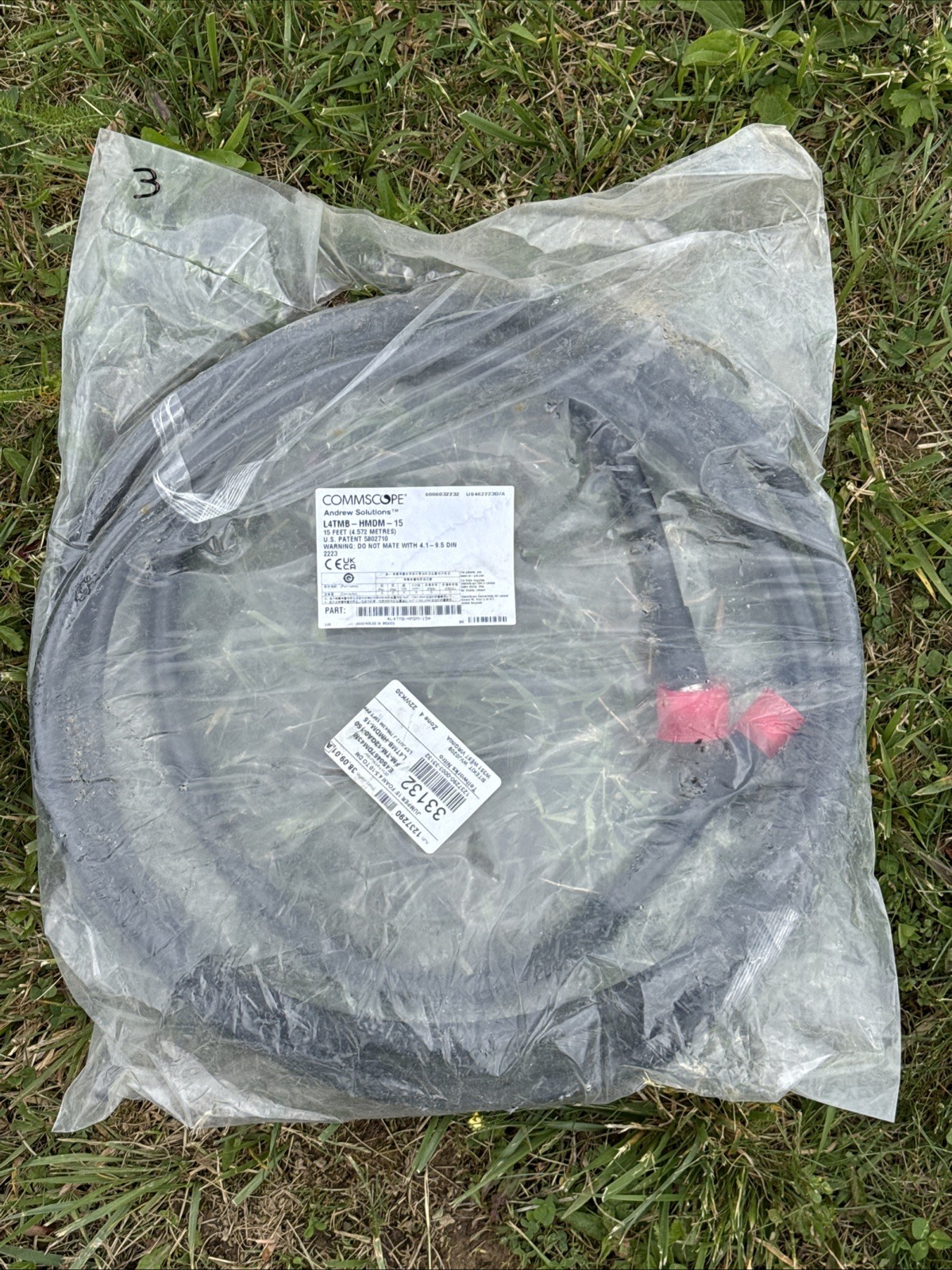 Commscope Andrew Solutions L4TMB-HMDM-15 15ft Sureflex Assembly