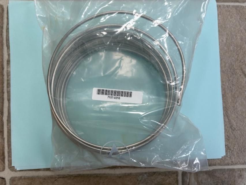 New bag Agilent 7157-0210 Stainless steel pipe
