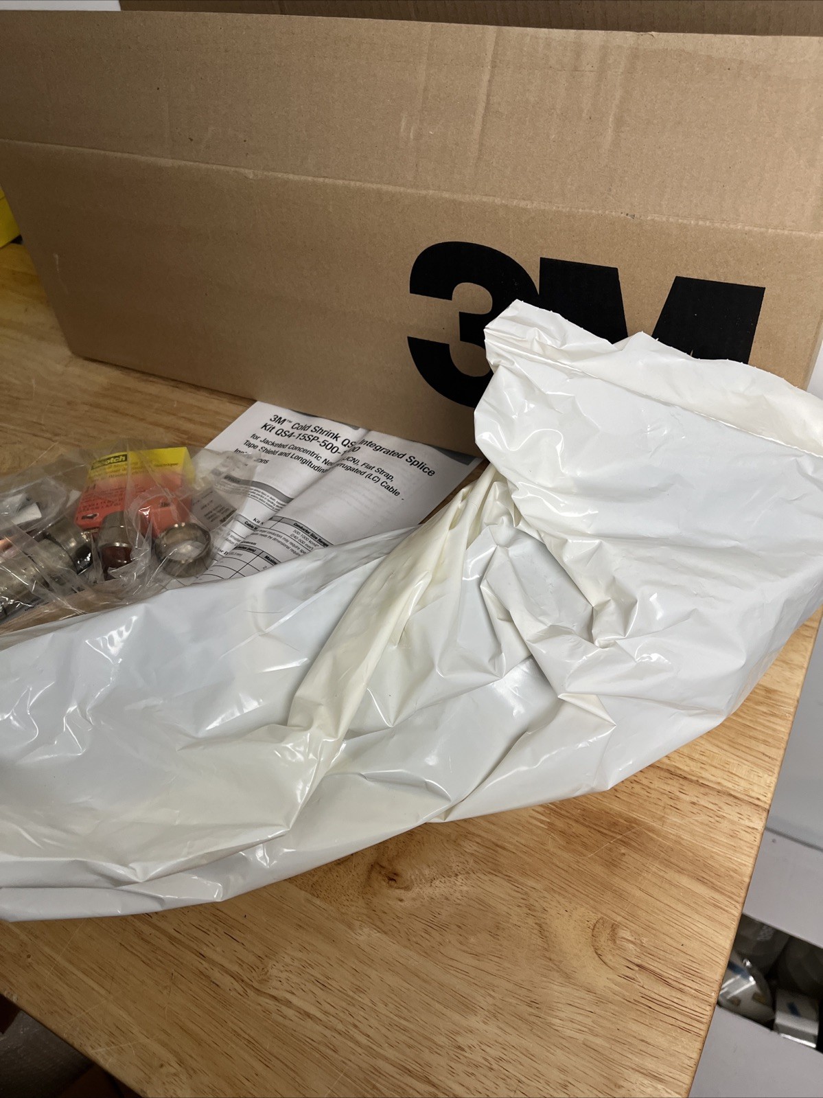 3M QS4-25SP-500-1000 QS4-15SP-18HX COLD SHRINK INLINE SPLICE KIT 15kV 150kV