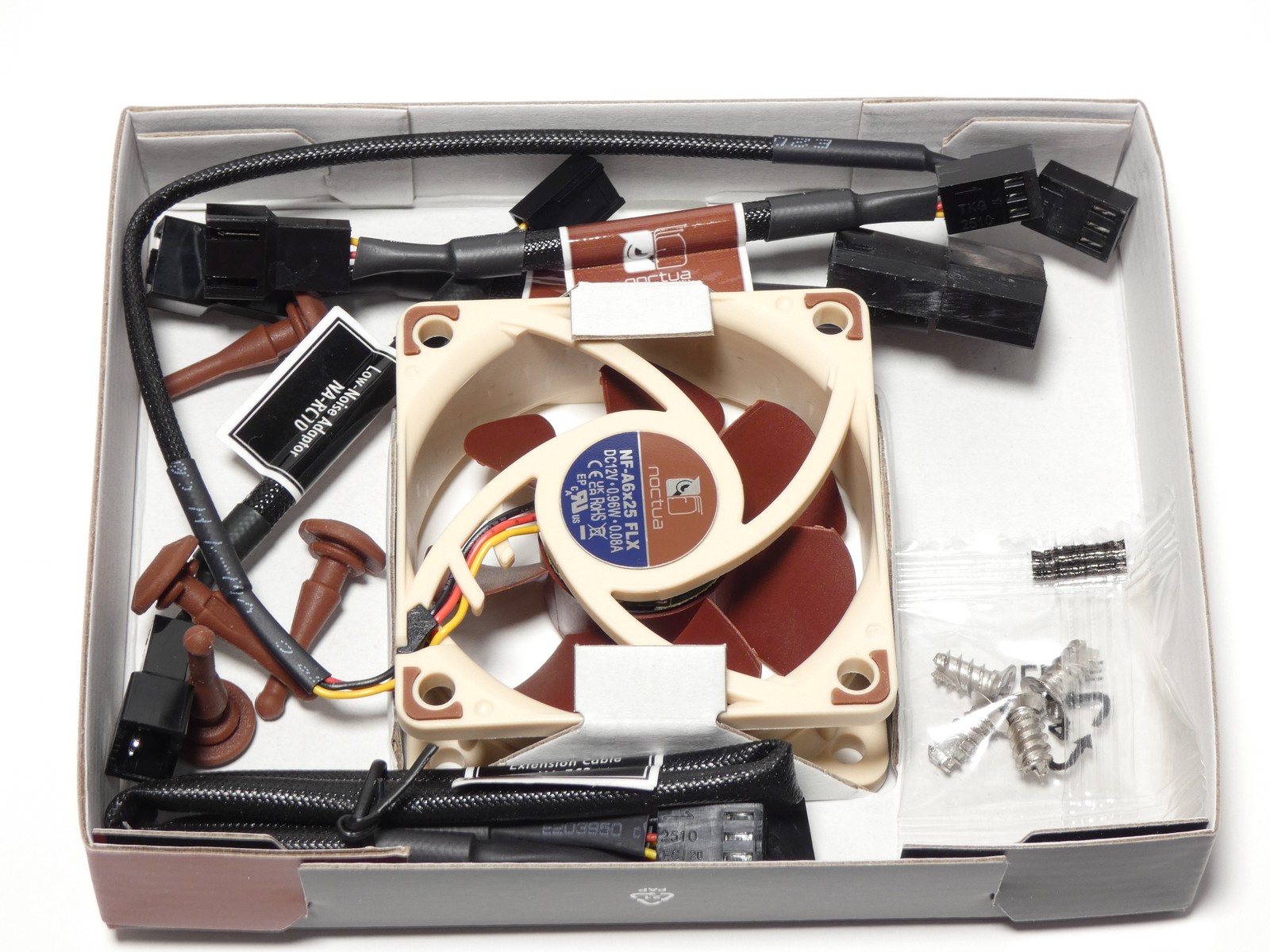 Noctua NF-A6X25 Premium Quiet Fan 60 x 60 x 25mm – NEW Surplus!