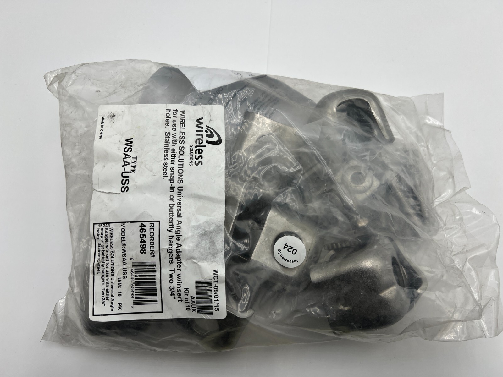 (Pack of 10) Wireless Solutions Universal Angle Adapters with Insert WSAA-USS