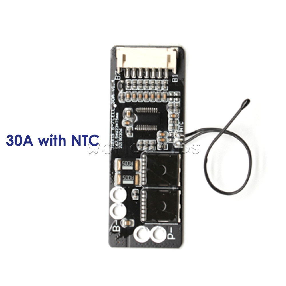6S 30A/7S 30A/6S 50A/7S 50A with NTC Ternary Li-ion Battery Protection Board