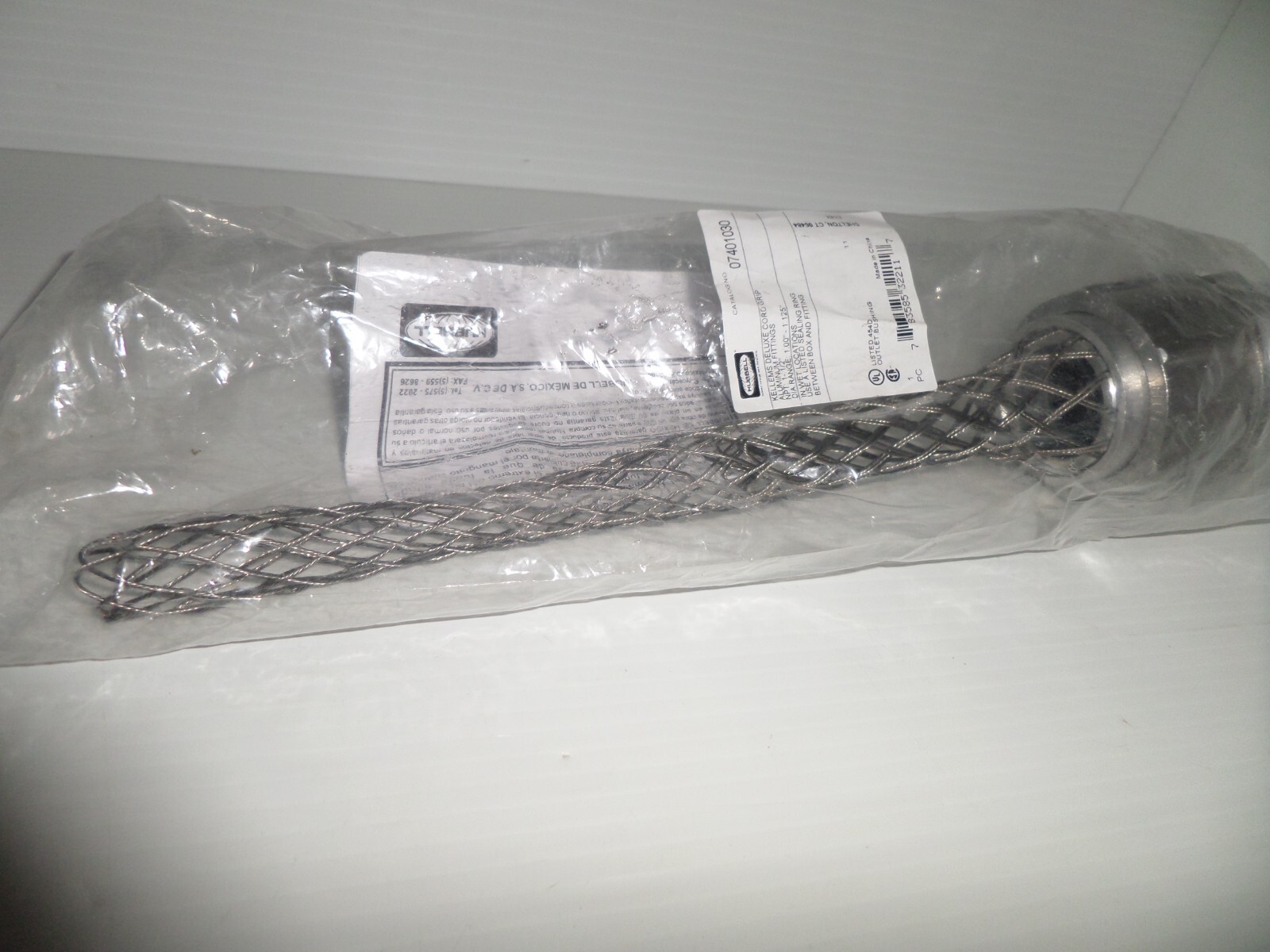 ⭐NEW IN BAG⭐ 1-1/2″Npt HUBBELL 07401030 CORD GRIP KELLEMS 1.00-1.125″