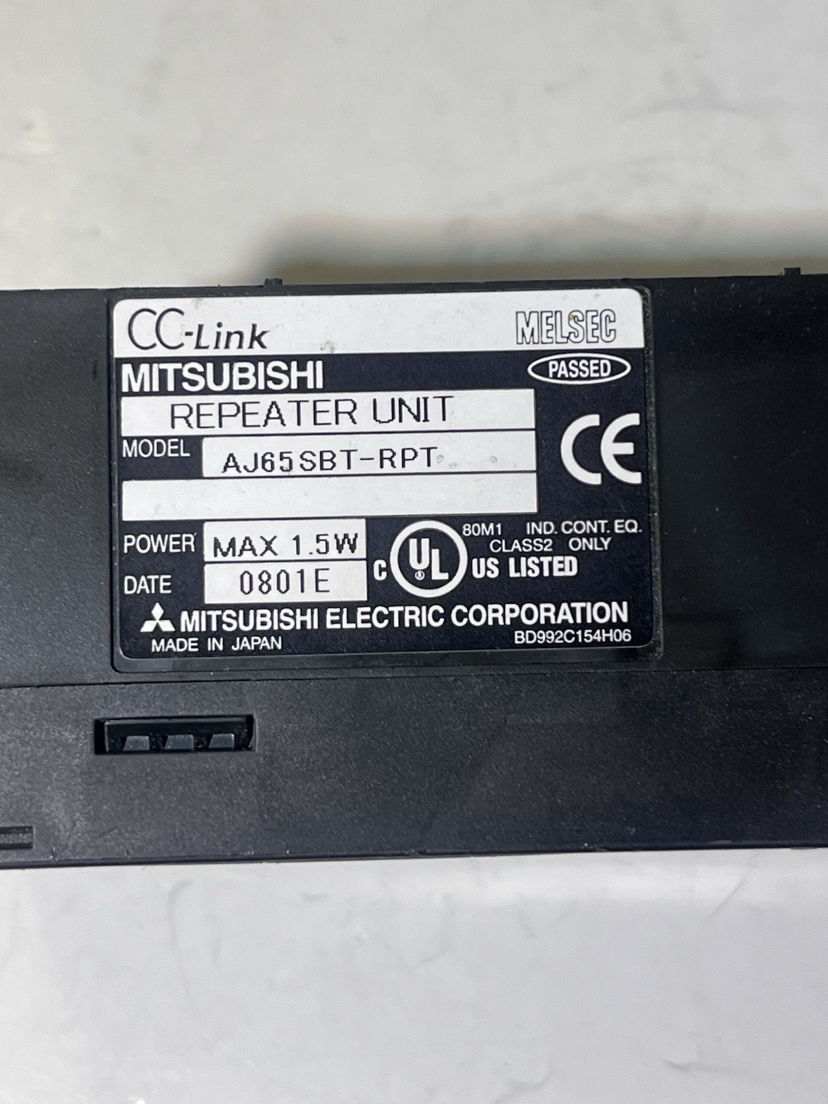 Mitsubishi AJ65SBT-RPT Repeater Unit CC-Link 24VDC Max Power 1.5W