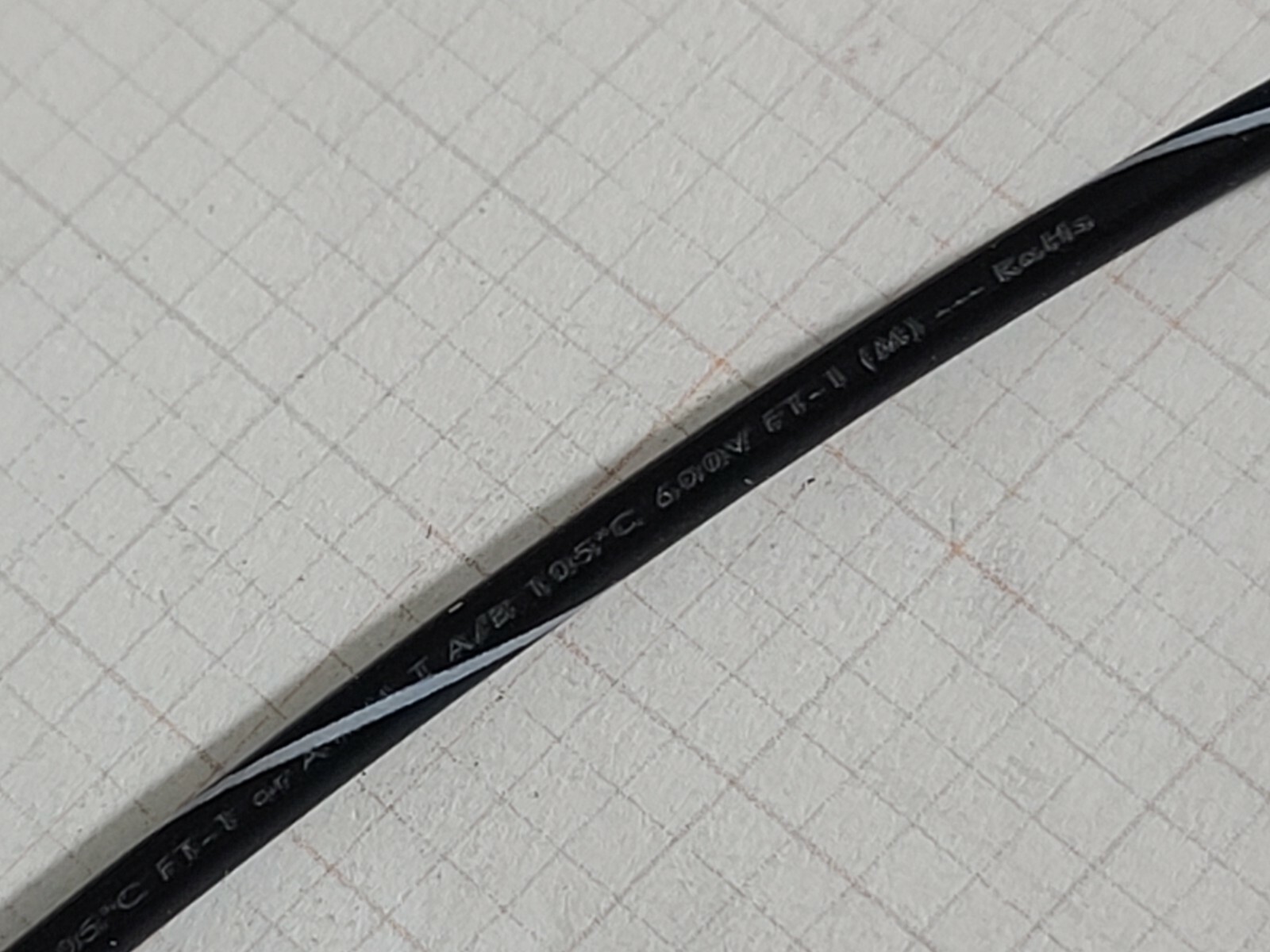 Southwire/Copperfield #16awg Boat Cable Hook-Up Wire Black/White Stripe /100ft