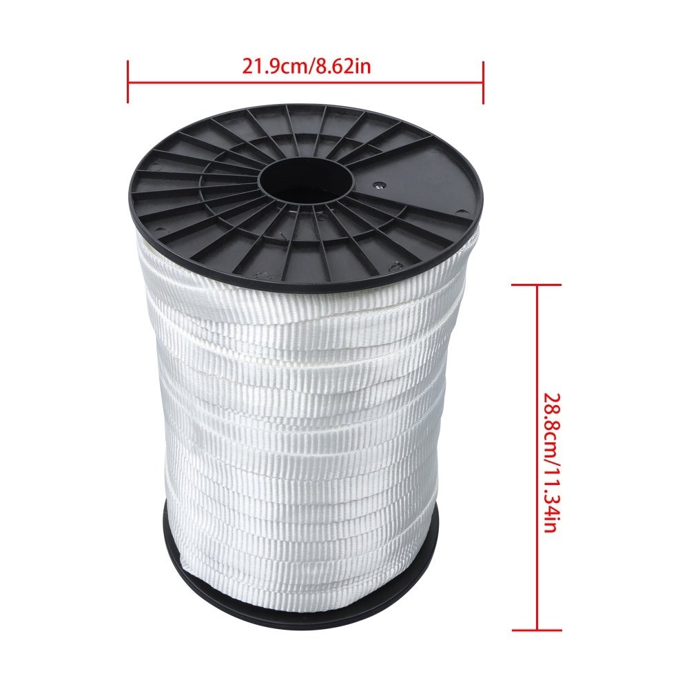 Polyester Pull Tape 3/4″ x 528′ Mule Tape Flat Rope 2500 lbf Tensile Capacity