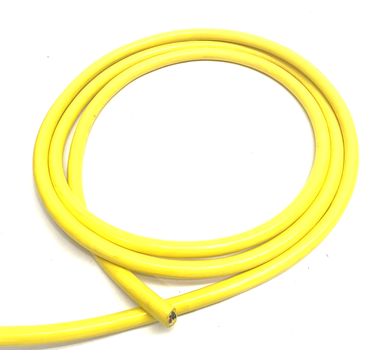 Carol 02426.35T.05 Portable 12/4 SOOW Yellow Cord 0.65″ OD, LOT OF 15 FEET