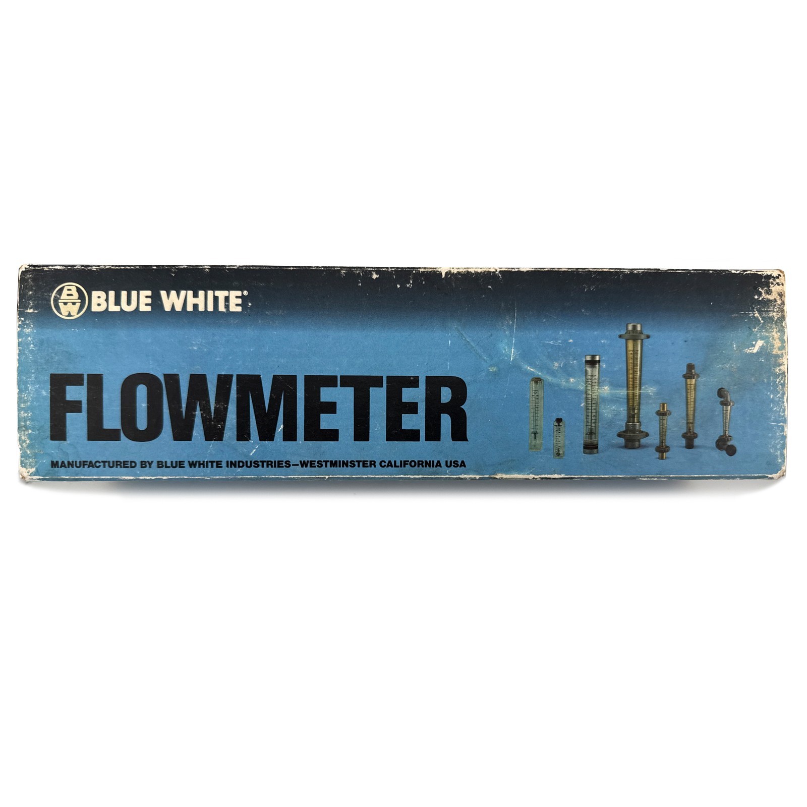 BLUE-WHITE F-45500LHN-8 FLOWMETER NEW