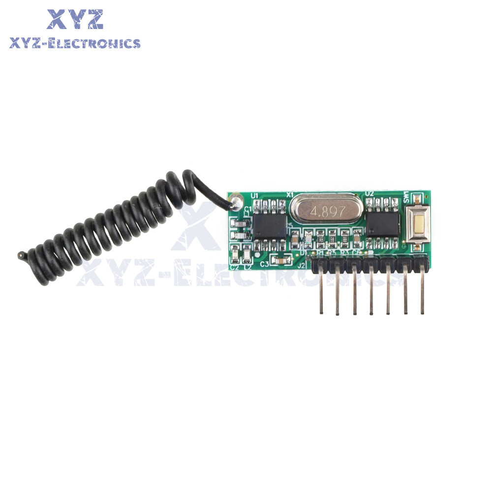315MHz RF Module Receiver Remote Control 4-Way Learning Decoder Board DC3.3~5V