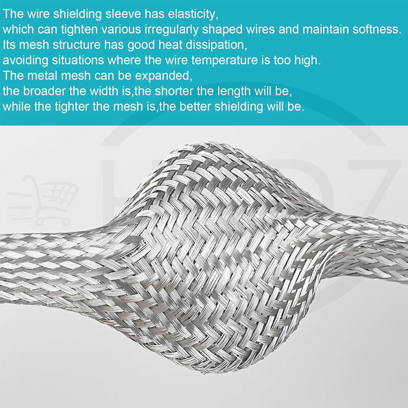 Flat Shield Braided Ground Strap Grounding Tinned Copper Braid Width 4mm – 70mm