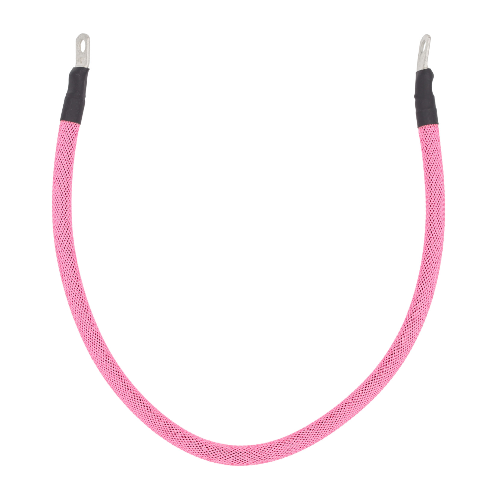2 AWG Gauge Custom Battery Cable Copper Braided (Neon Pink)