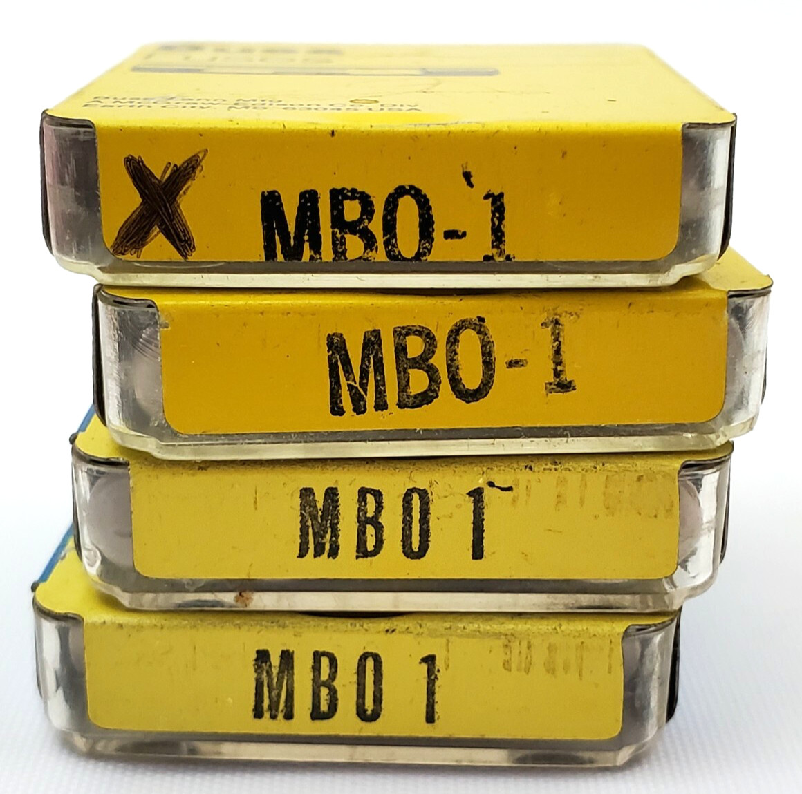 Lot of 17 Bussmann MBO1 Fast Acting 1 Amp 1/4″ x 1-1/4″ Ceramic Fuses Vintage