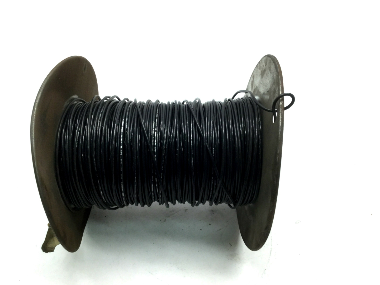 MTW Hook-Up Wire Spool 18 AWG 16/30 Strands 600V Black, 280′