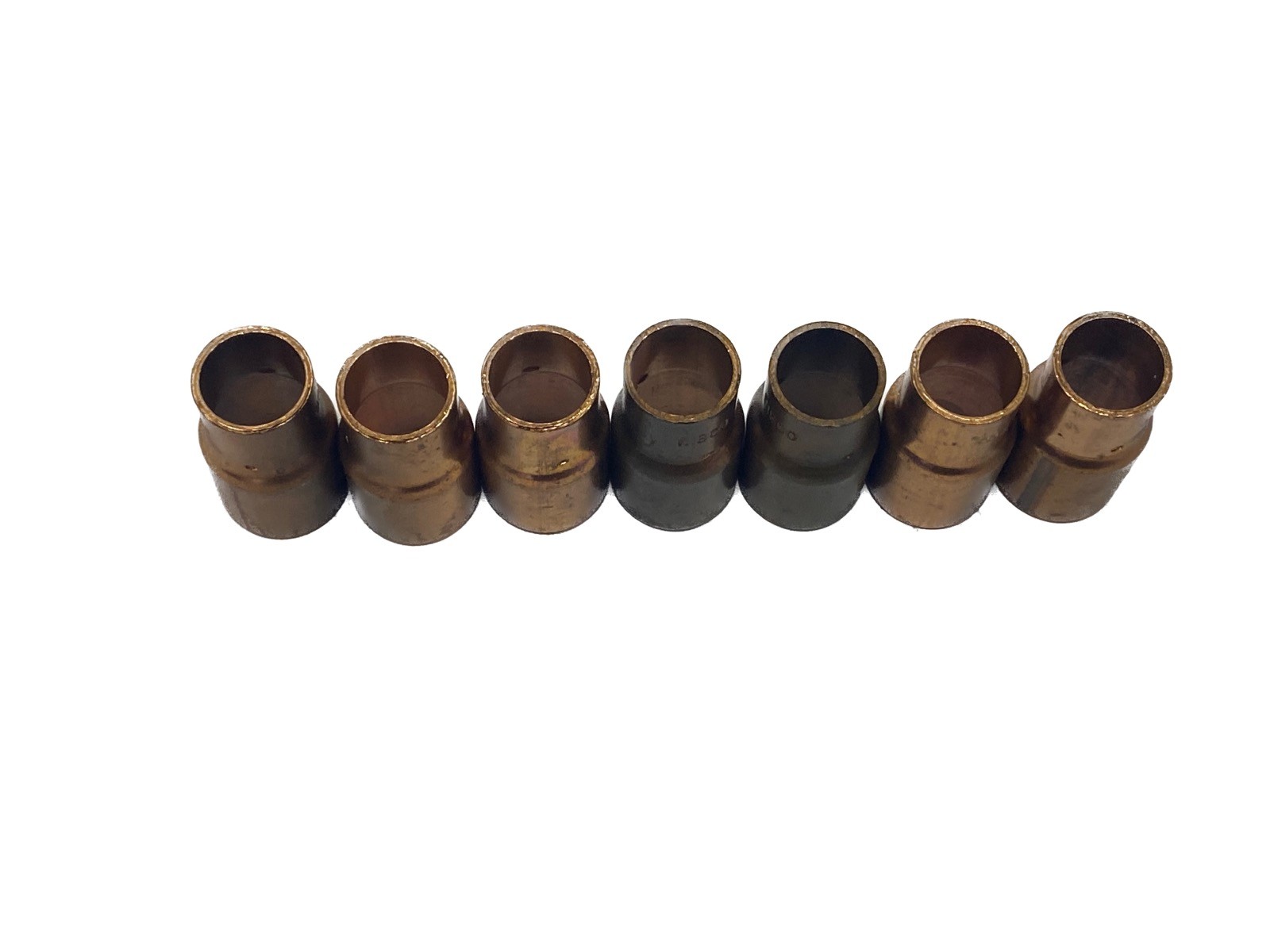 7 NOS Nibco 3/4” x 1/2” FTG x C Copper Pipe Reducer Solder Joints 600-2 3/4X1/2