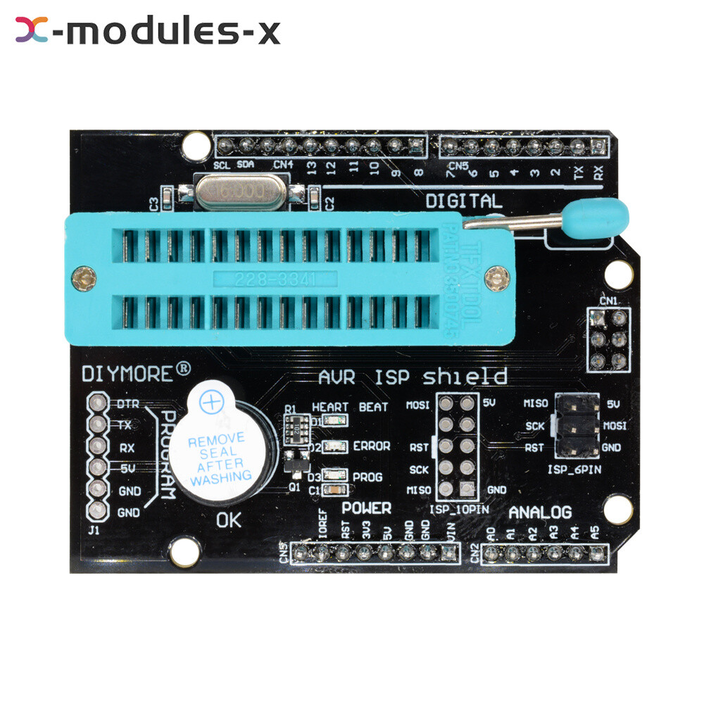 AVR ISP Shield Burning Burn Bootloader Programmer for Arduino UNO R3 New