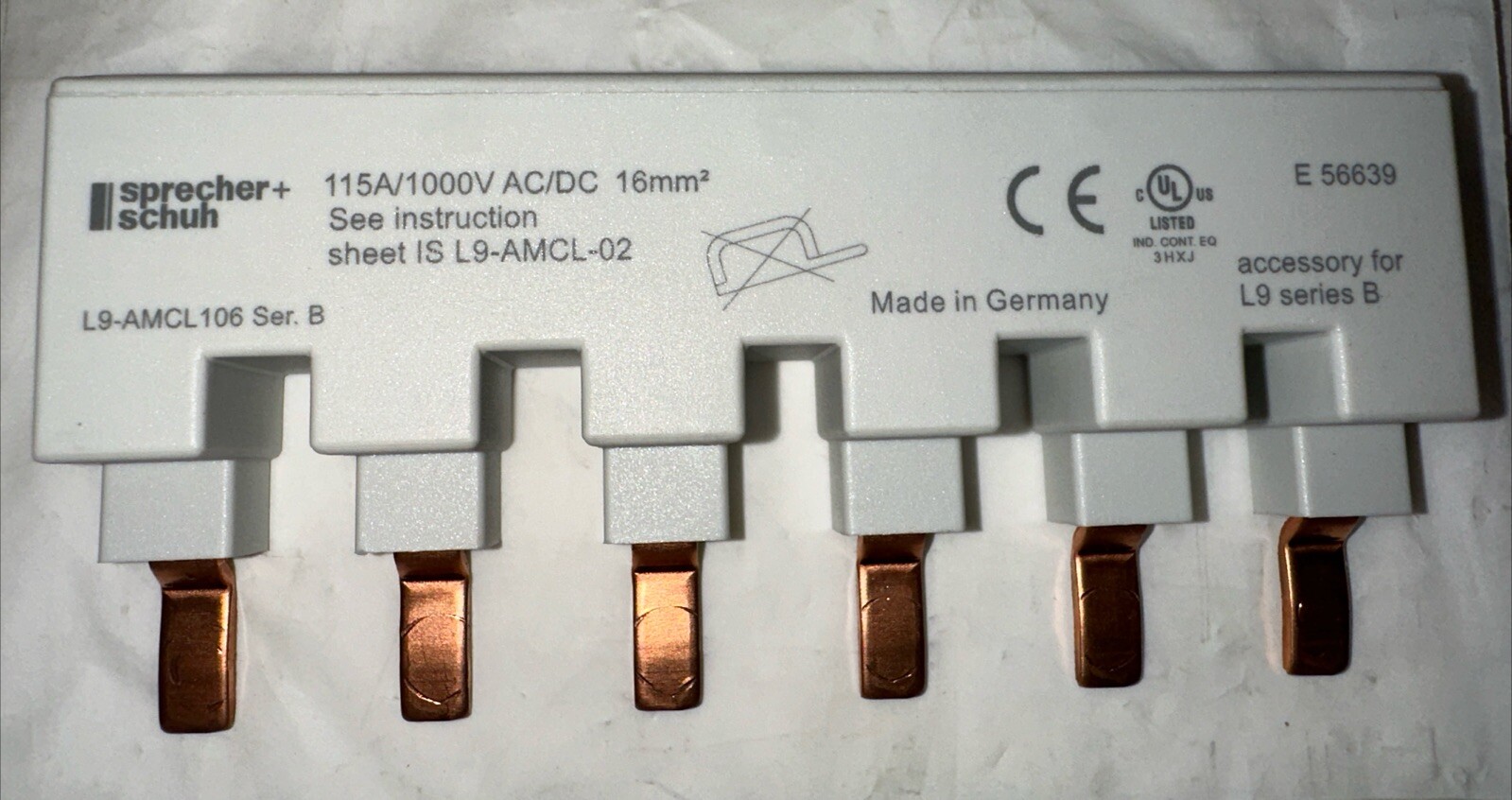 (lSprecher + Schuh L9-AMCL106 Busbar SER B