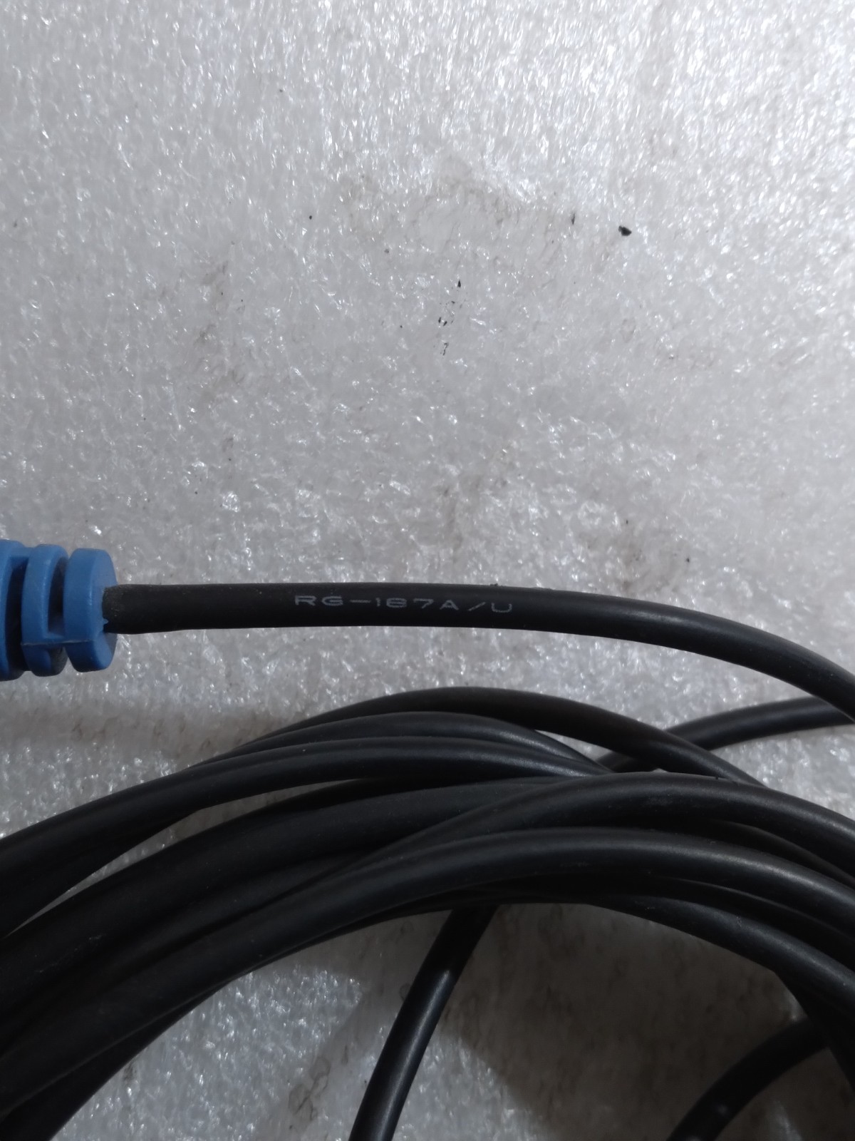 Unknown Manufacturer RG-187A/U Coaxial Cable Assembly BNC Connectors 50Ω