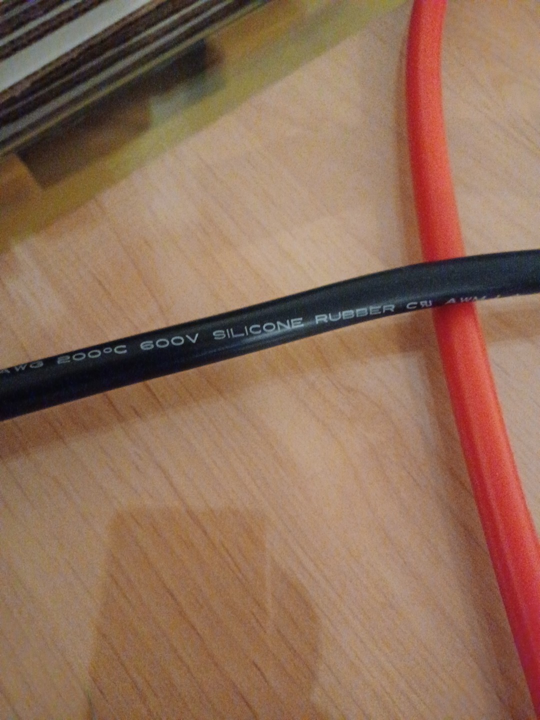 Pair 4 AWG Heat Resistant Wire 200°C 600V Silicone Rubber 4′ Ft High Flexibility
