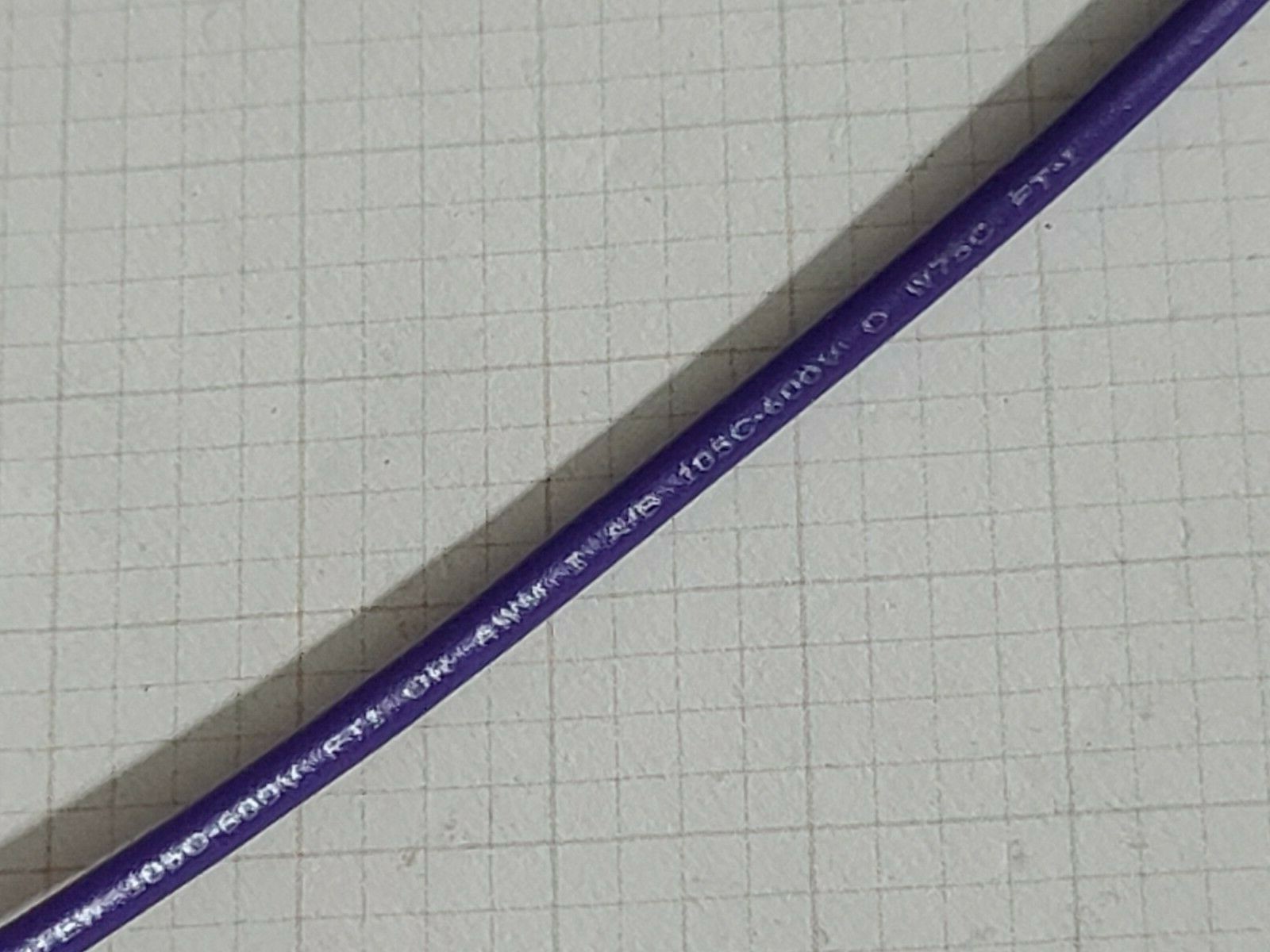 Atlas Wire #16awg MTW/AWM UL-1015/1230 Hook-Up/Lead Wire 105C/600V Violet /100ft