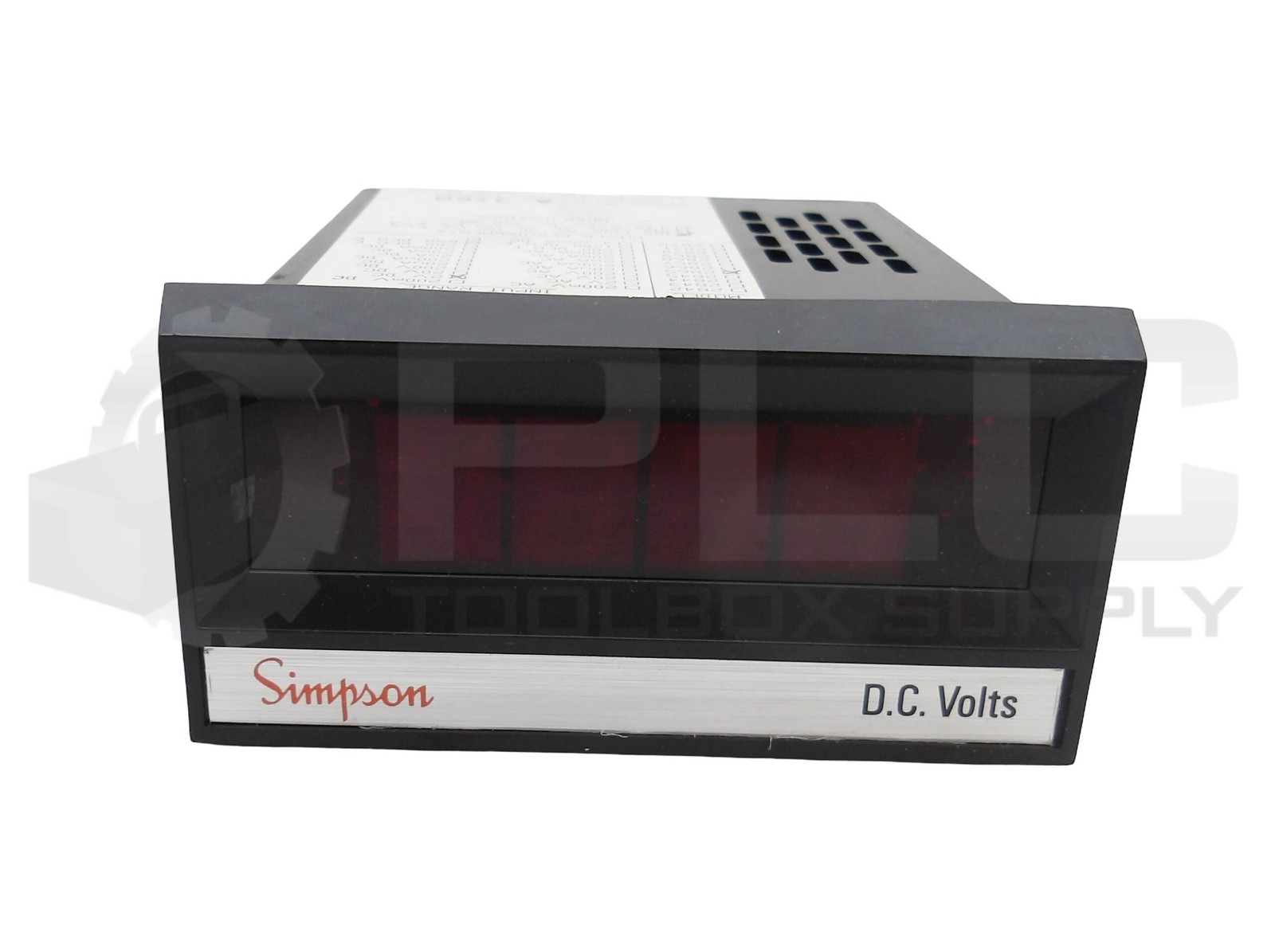 NEW SIMPSON 2865 METER PANEL MOUNT 2VDC 105-130VAC