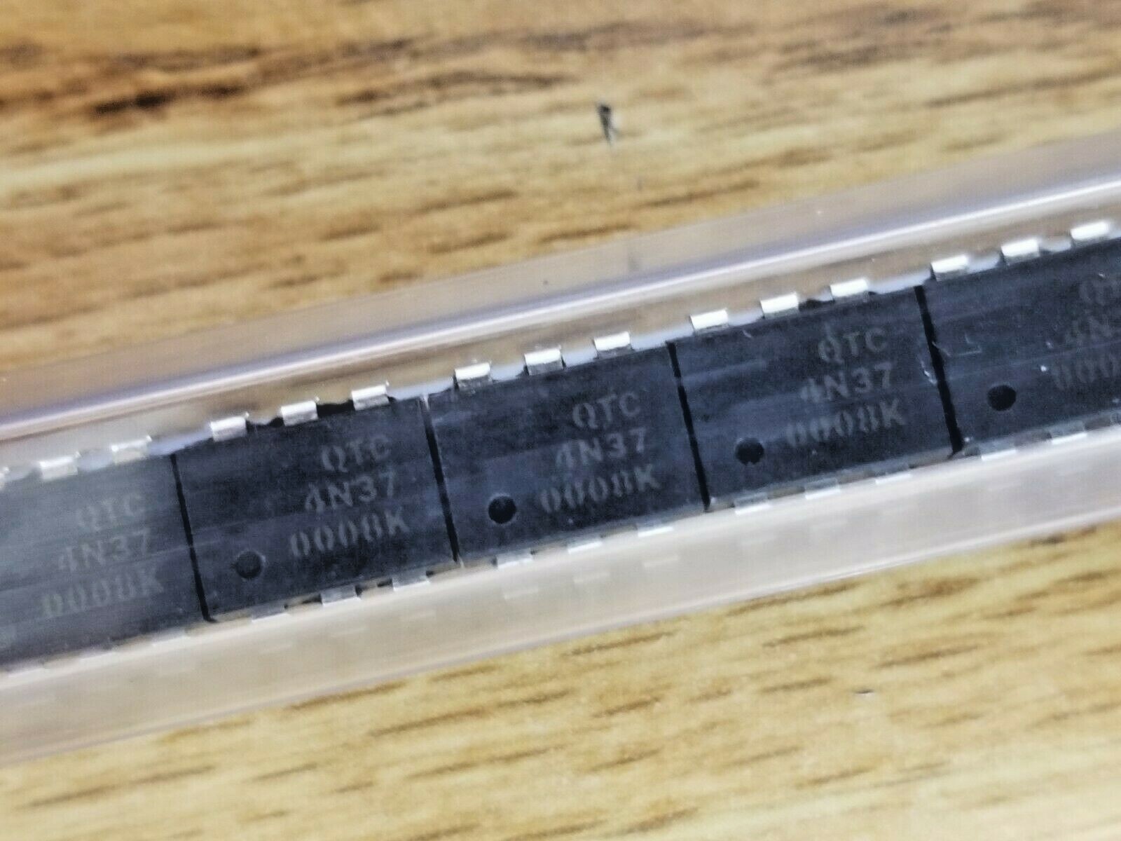 (2 PCS) 4N37 OPTOISO 5KV TRANS W/BASE 6DIP QTOPTO *US STOCK*