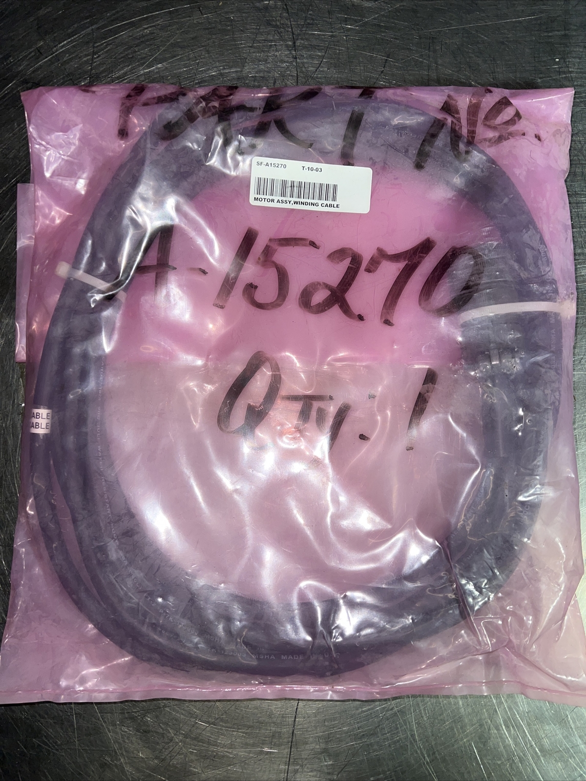 AEROTECH SF-A15270 Motor Assy Winding Cable Nos Surplus
