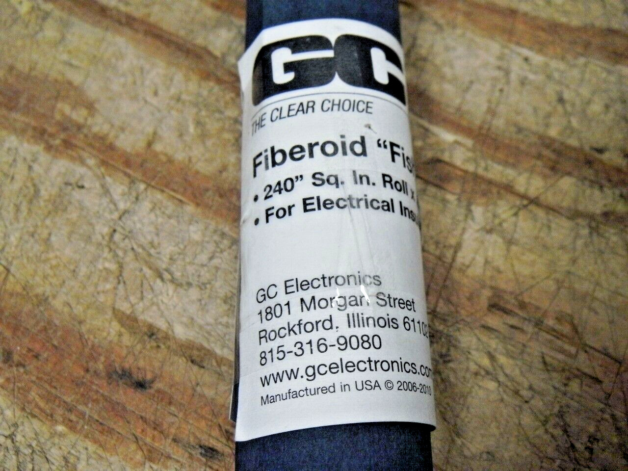 GC ELECTRONICS 560 ELECTRICAL INSULATION 10″ x 24″ FIBROID FISH PAPER 240 SQ IN