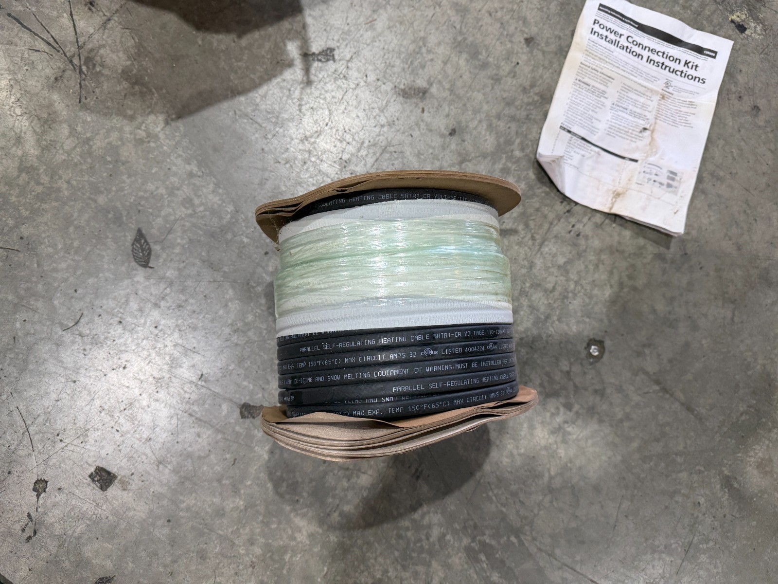 Electric Heating Cable, Model 5HTR1-CR, 250 ft. 120V, GRAINGER APPROVED 13R085