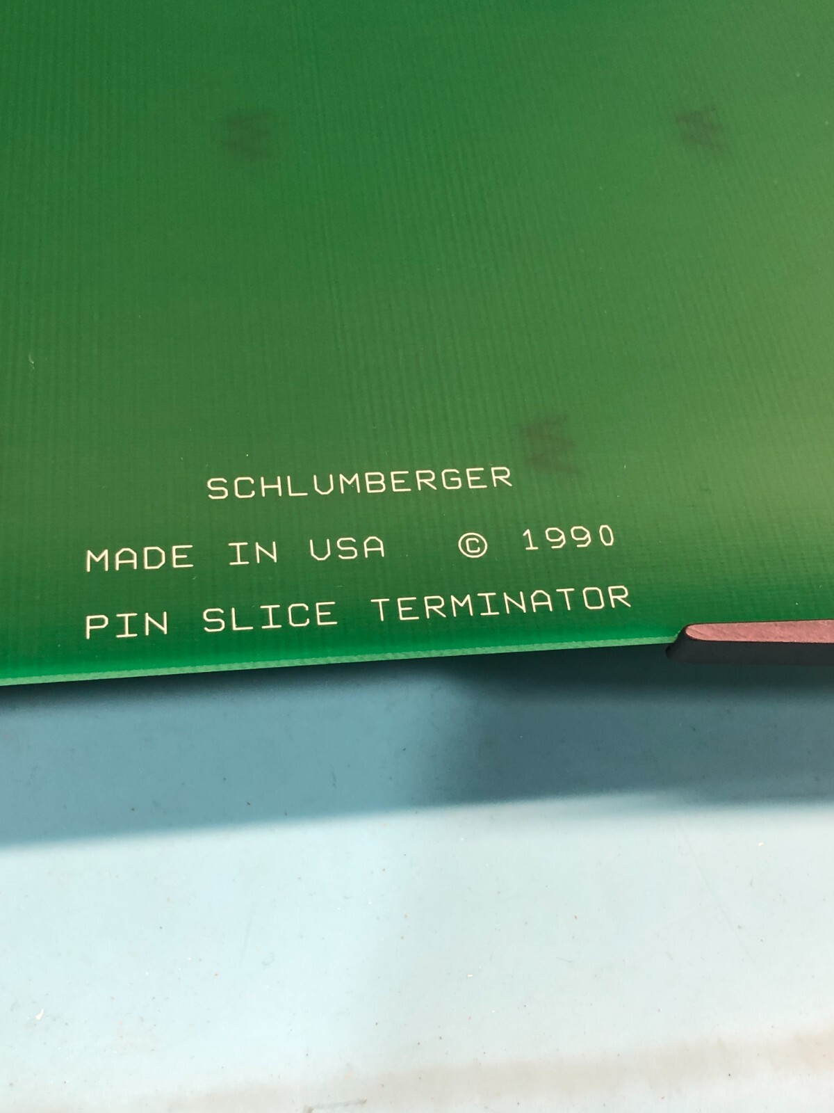 SCHLUMBERGER 97911307 BOARD, PIN, SLICE, TERMINAT, 153039