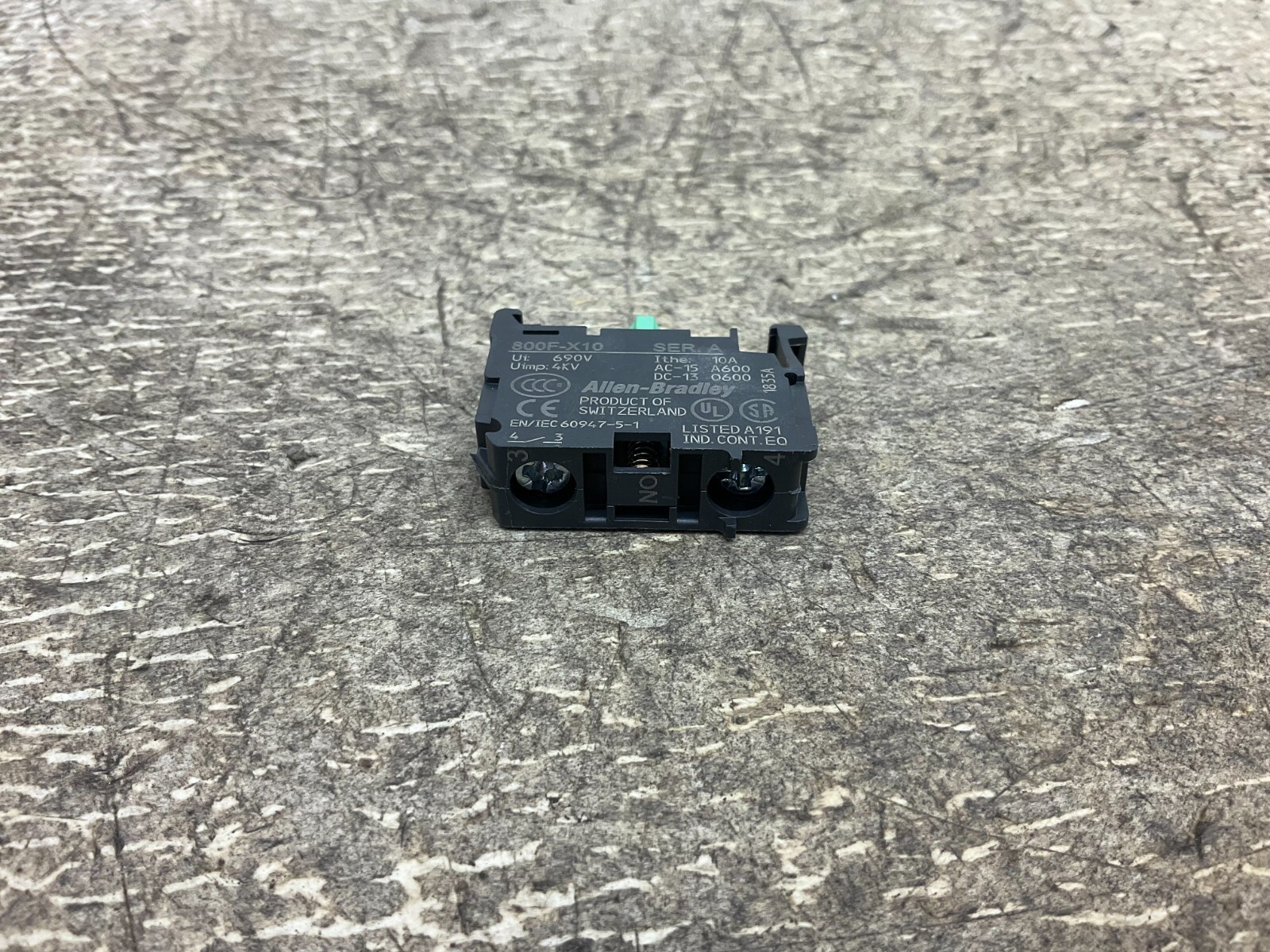 Allen Bradley 800F-X10 Contact Block 800FX10 New