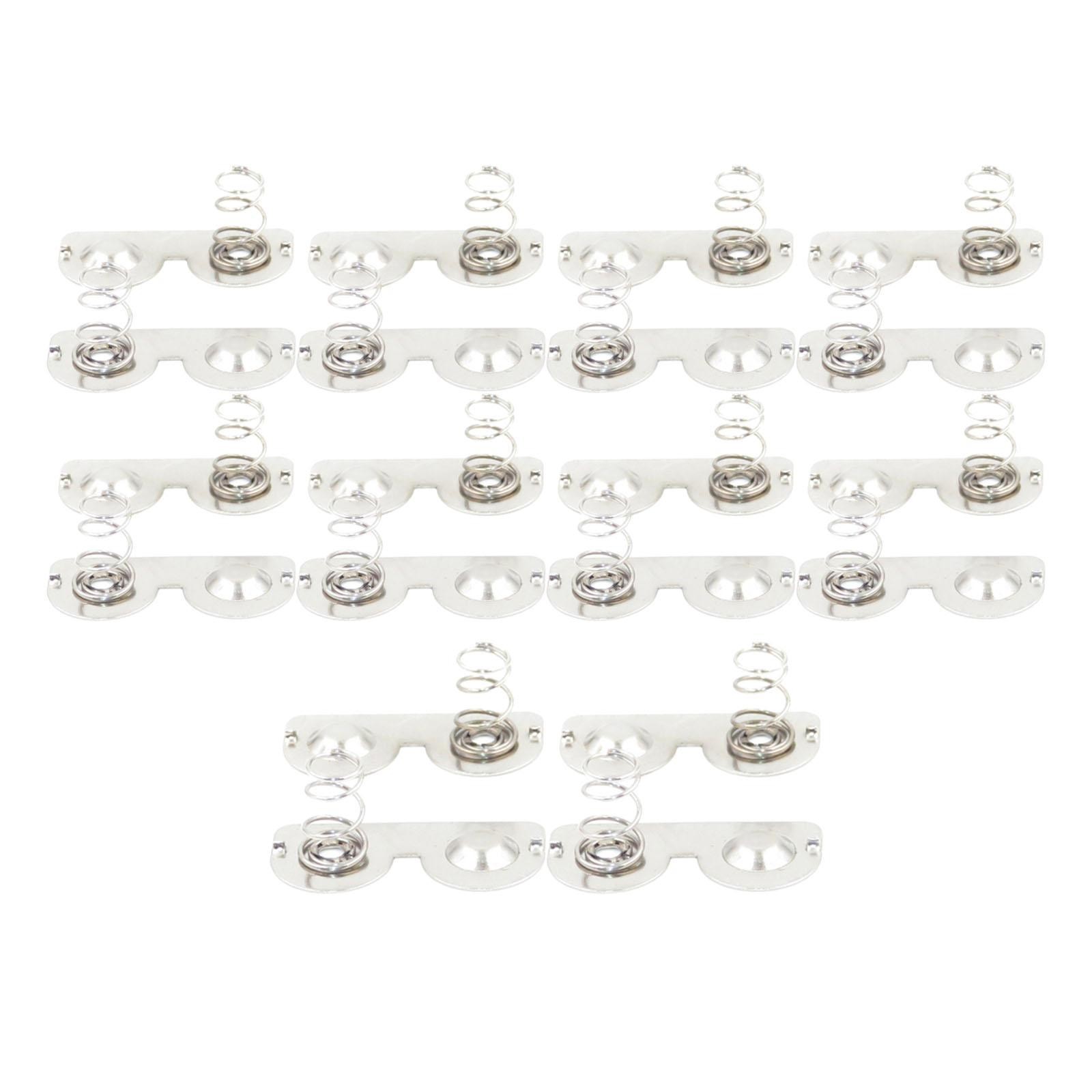 20Pcs AA Battery Spring Replacement Metal Contacts Plates for Battery Case