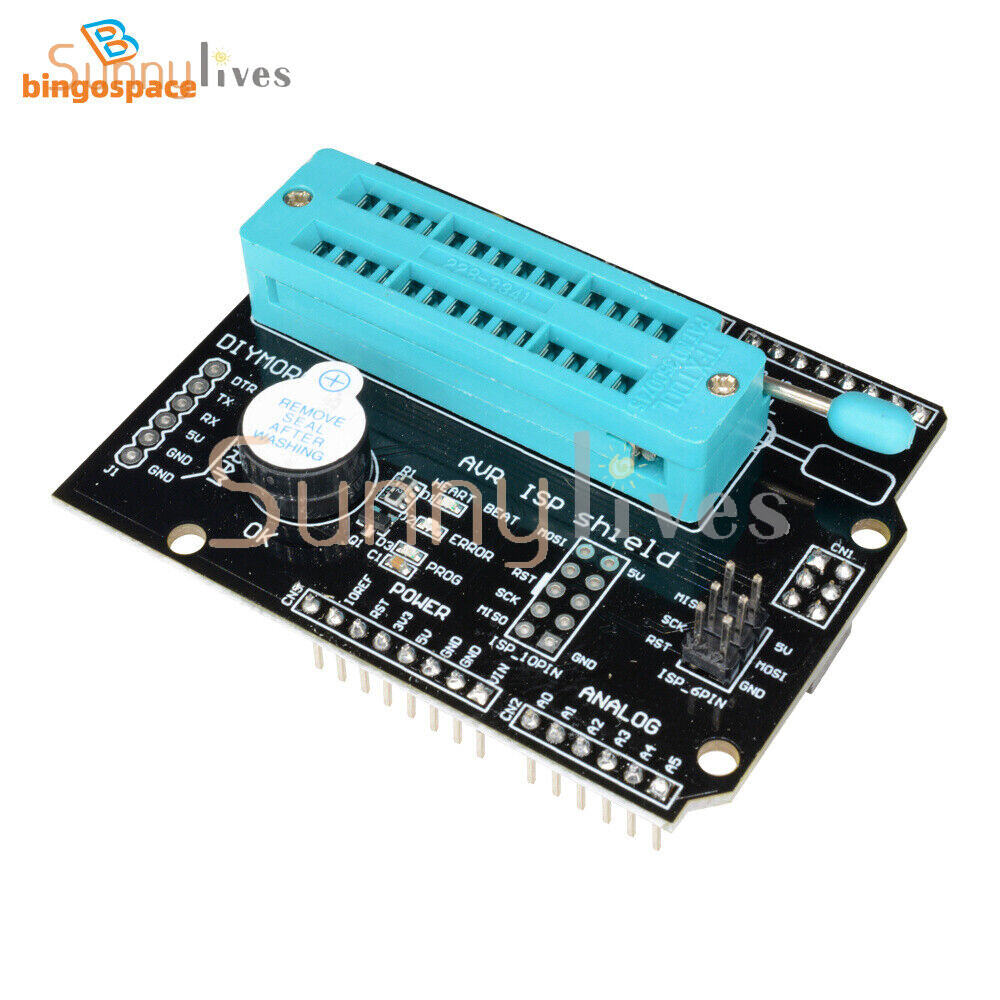 AVR ISP Shield Burning Burn Bootloader Programmer for Arduino UNO R3 US