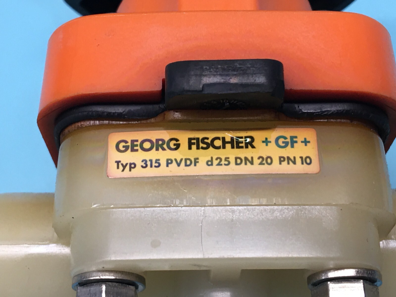 GEORGE FISCHER 315 PVDF D25 DN 20 PN 10, VALVE DIAPH MAN, 25MM, PTFE, 146907